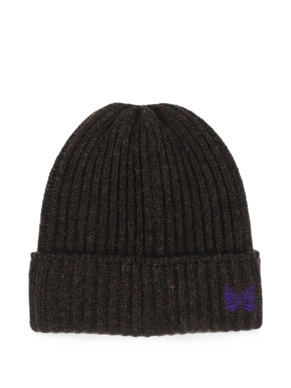 ribbed-knit beanie hat - 1