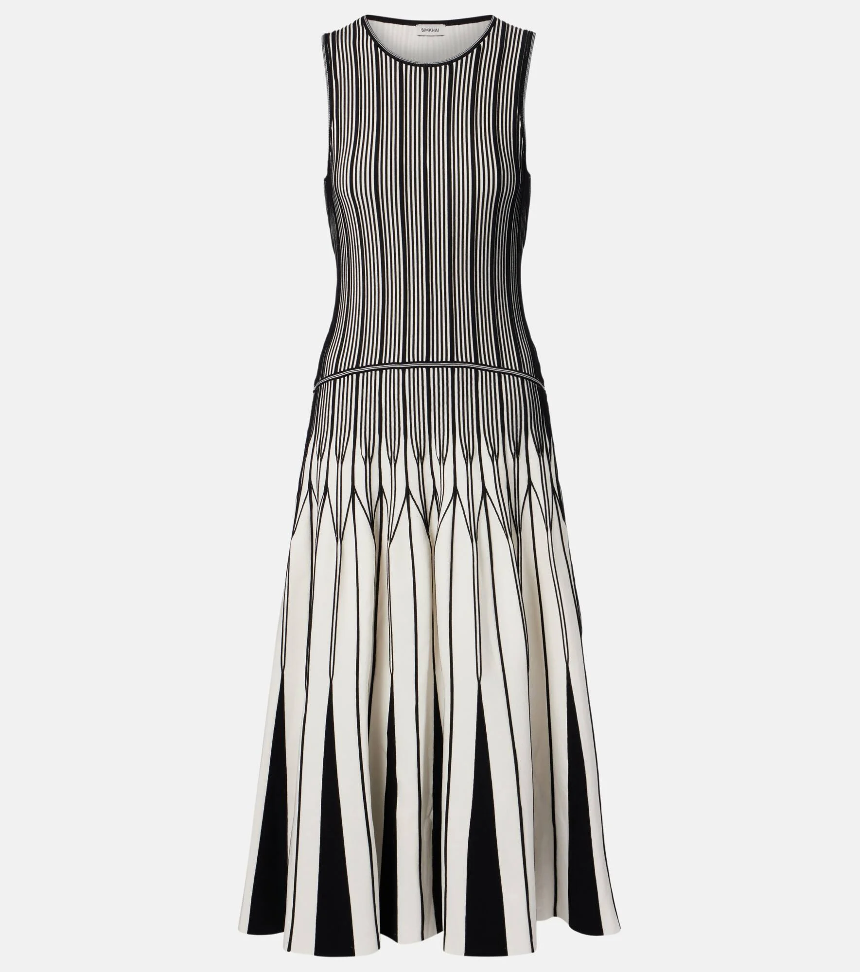 Oaklen knitted midi dress - 1