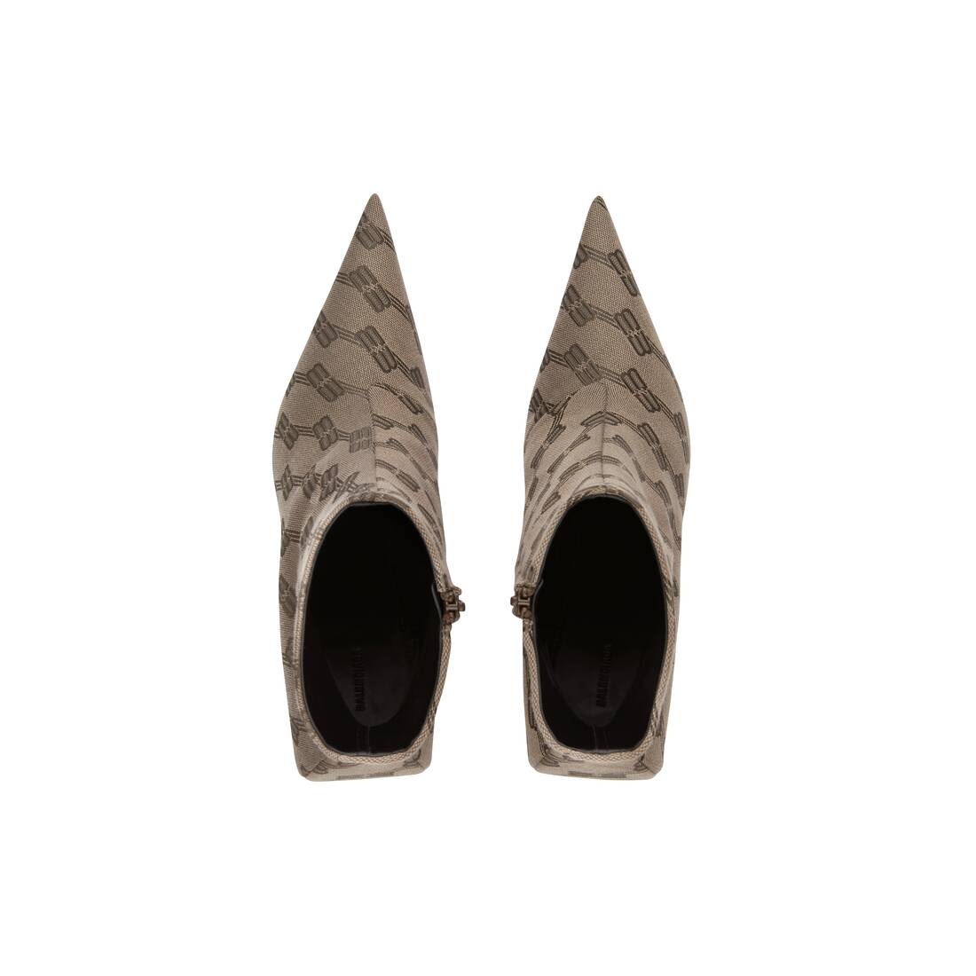 Women's Square Knife 80mm Bootie Bb Monogram  in Dark Grey - 5