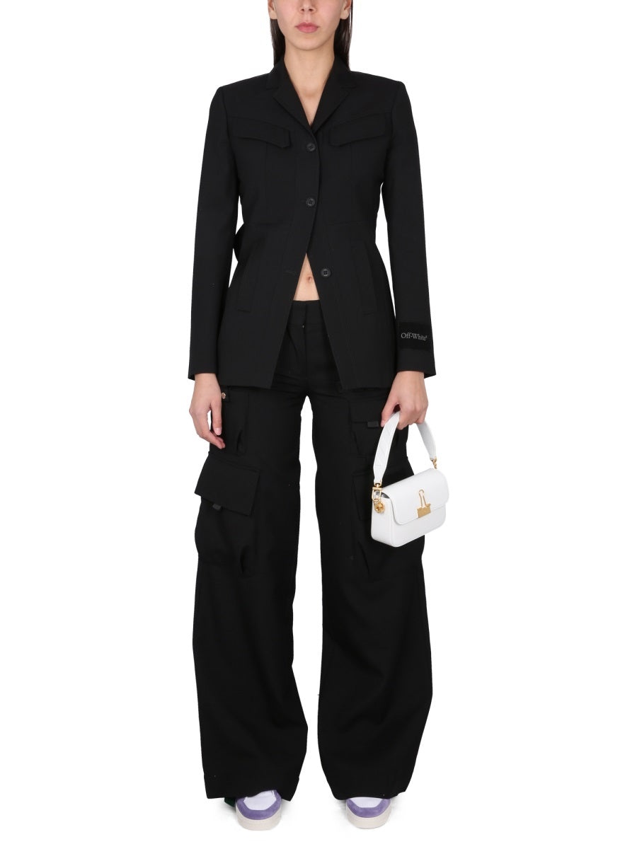 ジャケット Off-White SS23 DRY TOYBOX JACKET (OWEF101_S23FAB0011000) Off-White Off-White Women Dry Toybox Jacket | luosophy