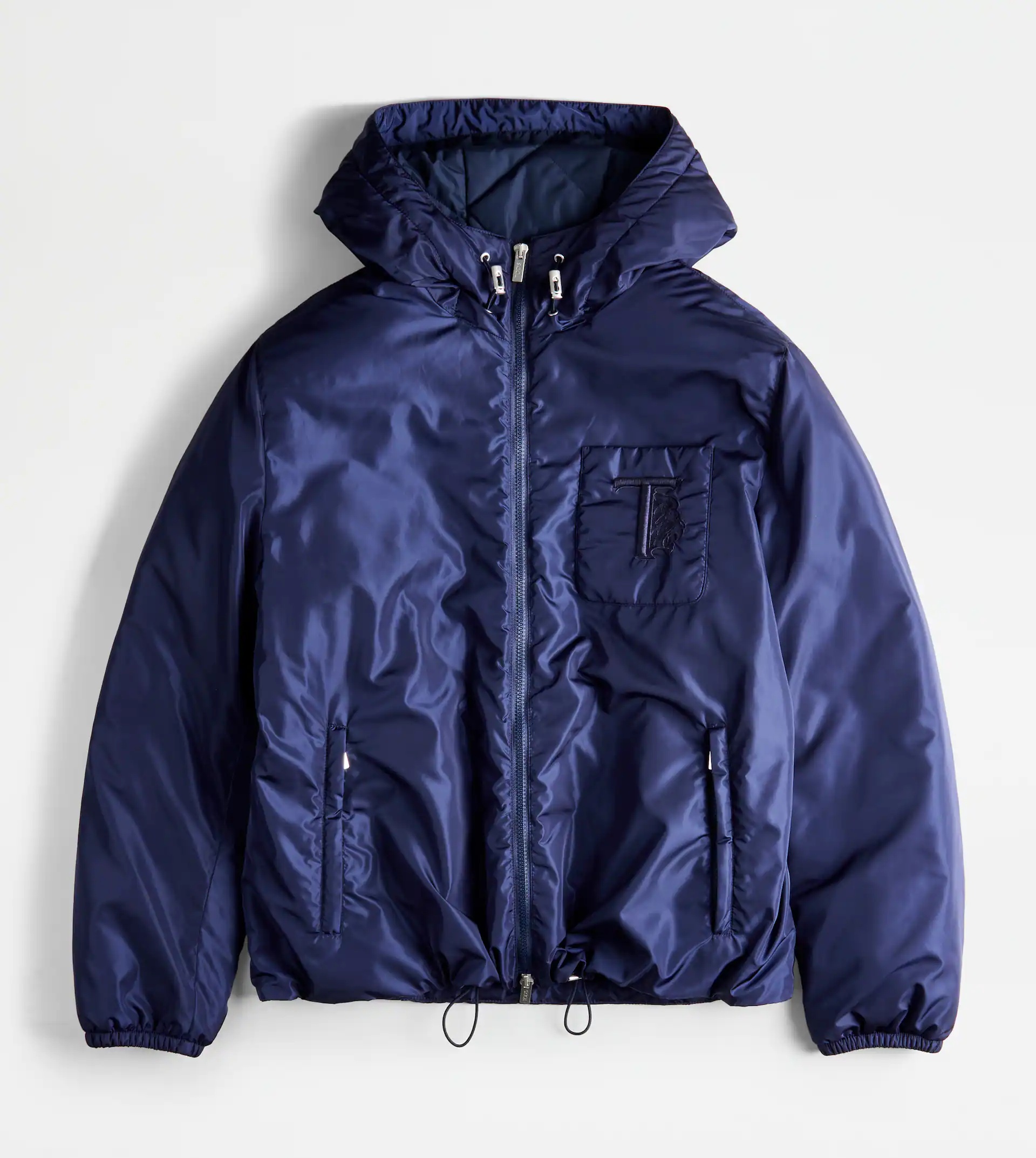 TOD'S PADDED WINDBREAKER - BLUE - 1