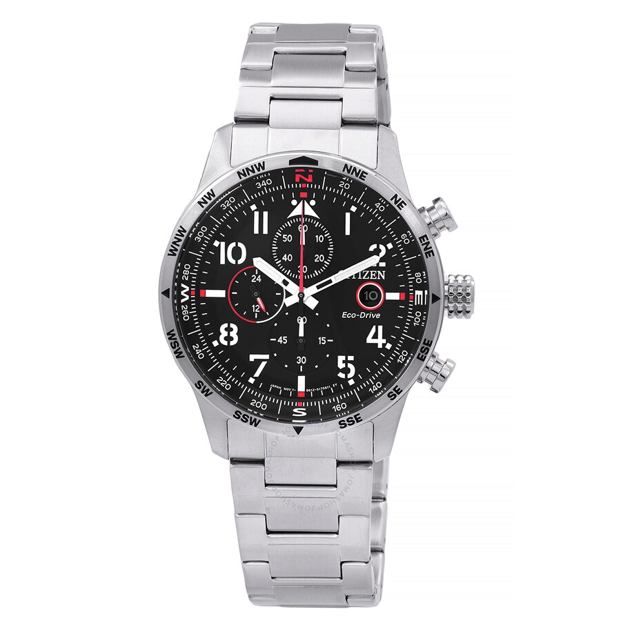 Citizen - Citizen Chronograph Black Dial Men's Watch CA0790-83E - 1
