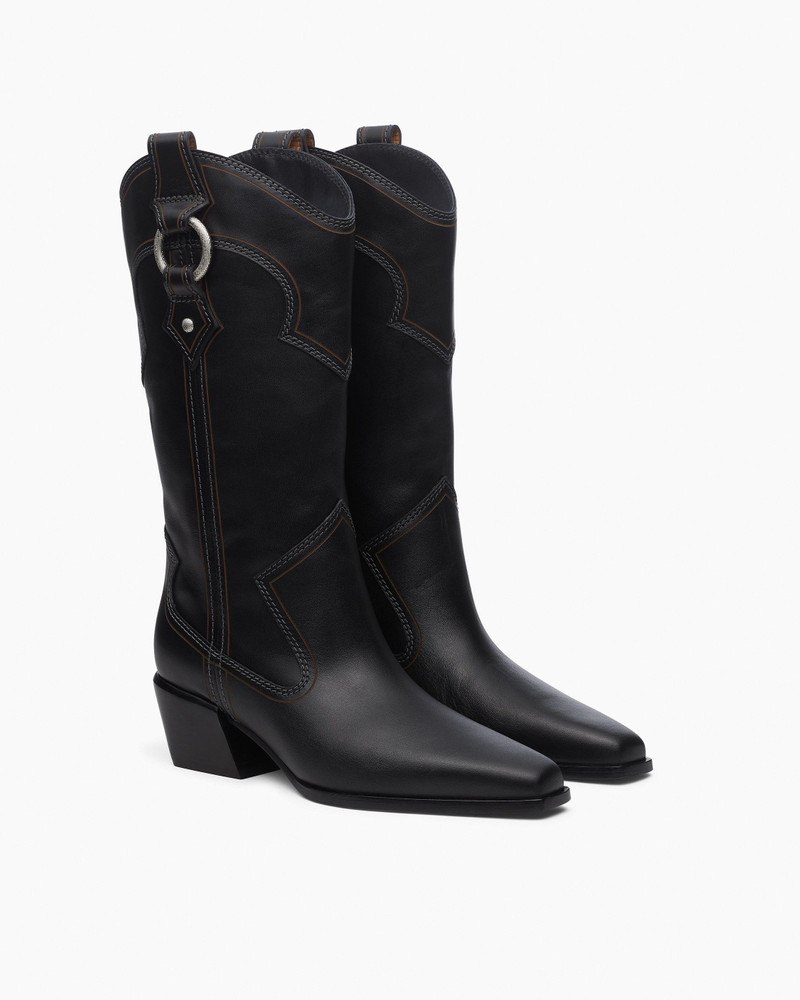 rag & bone Joni Leather Cowboy Boots outlook