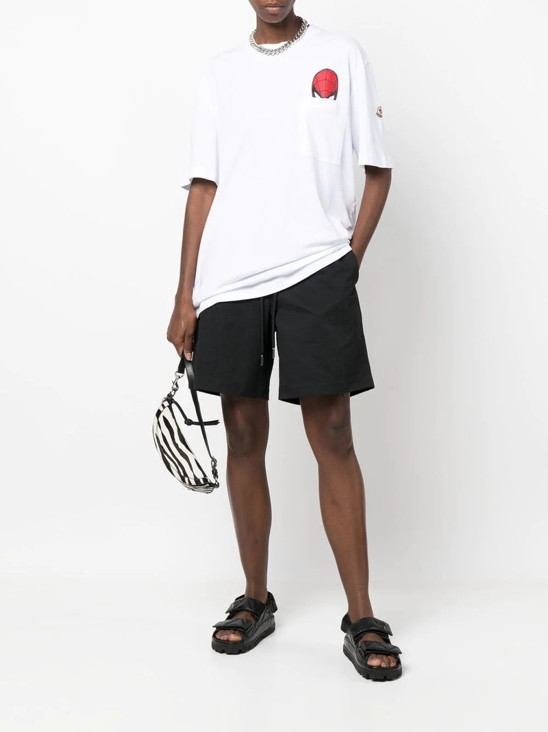 Moncler drawstring-waist shorts outlook