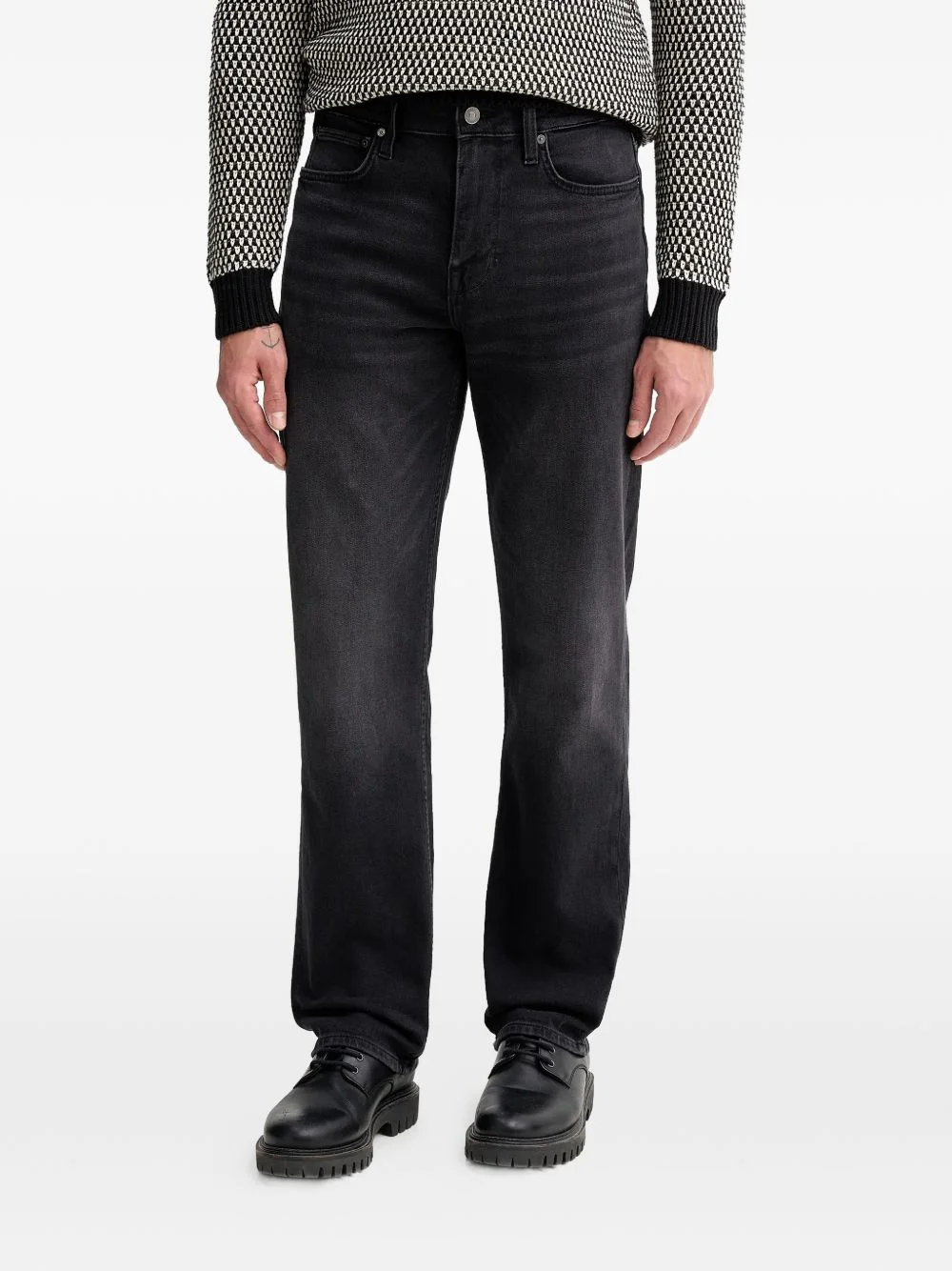 logo-patch jeans - 1