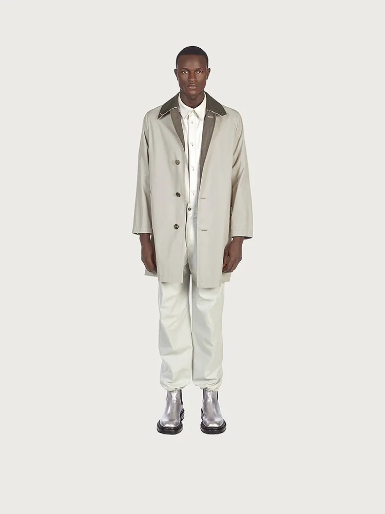 TRENCH WITH NAPPA DETAILS - 3