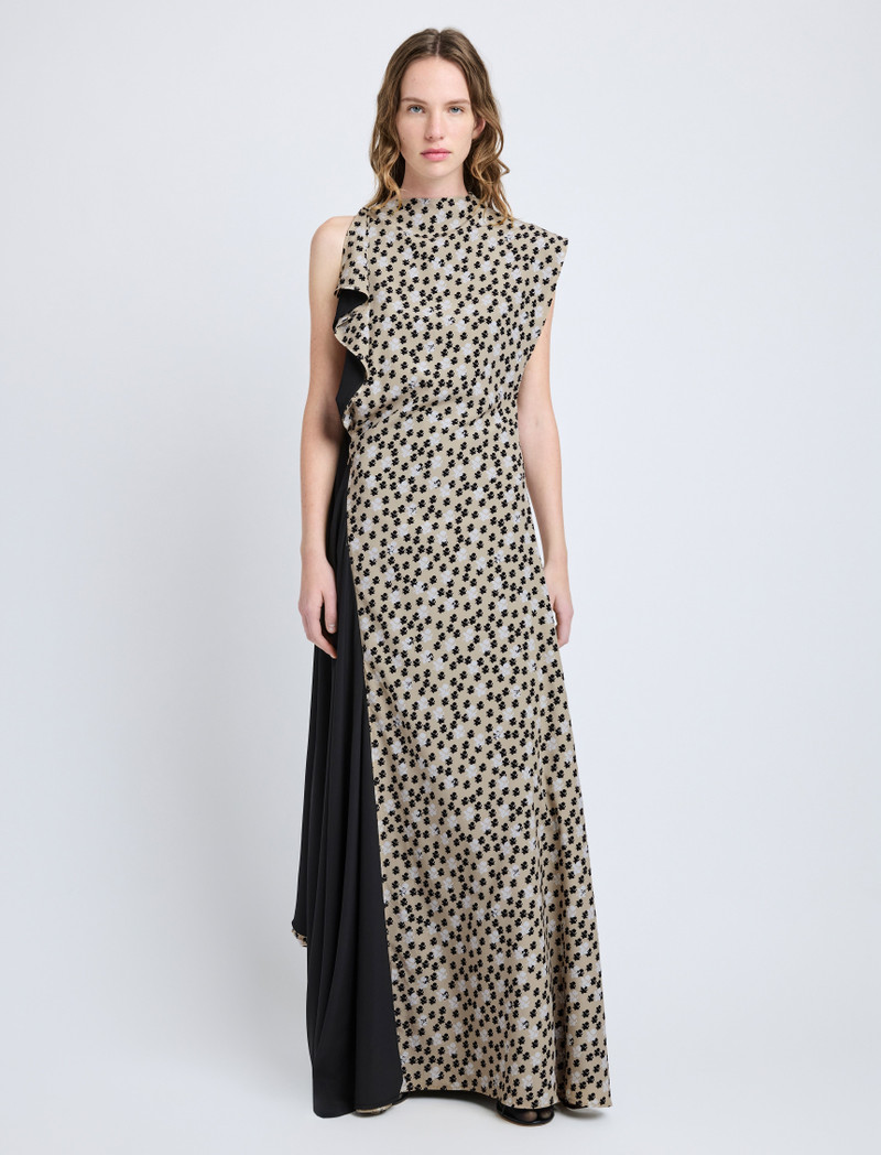 Proenza Schouler Devyn Dress in Printed Silk Viscose outlook
