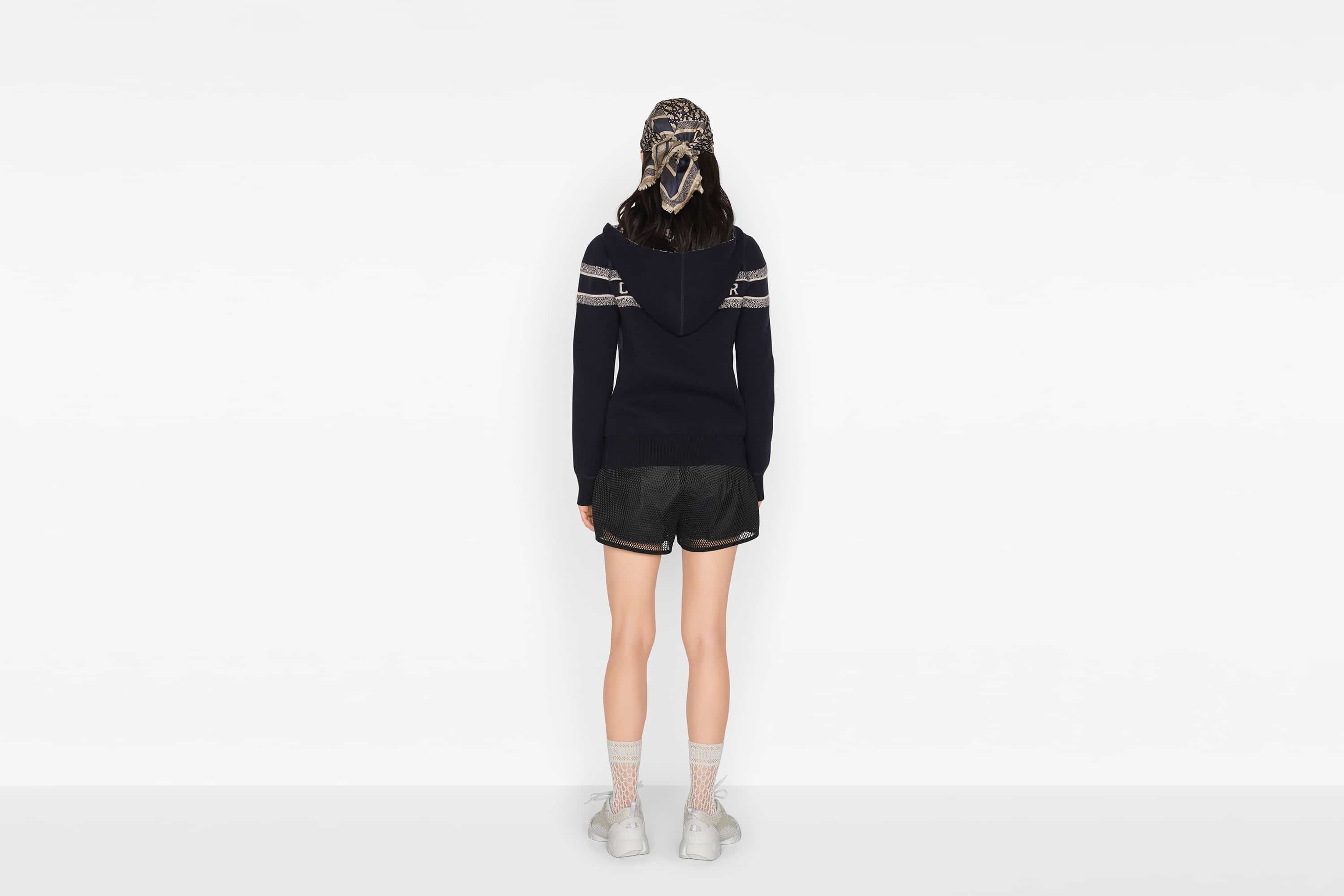 Reversible Zipped Cardigan with Hood - 8