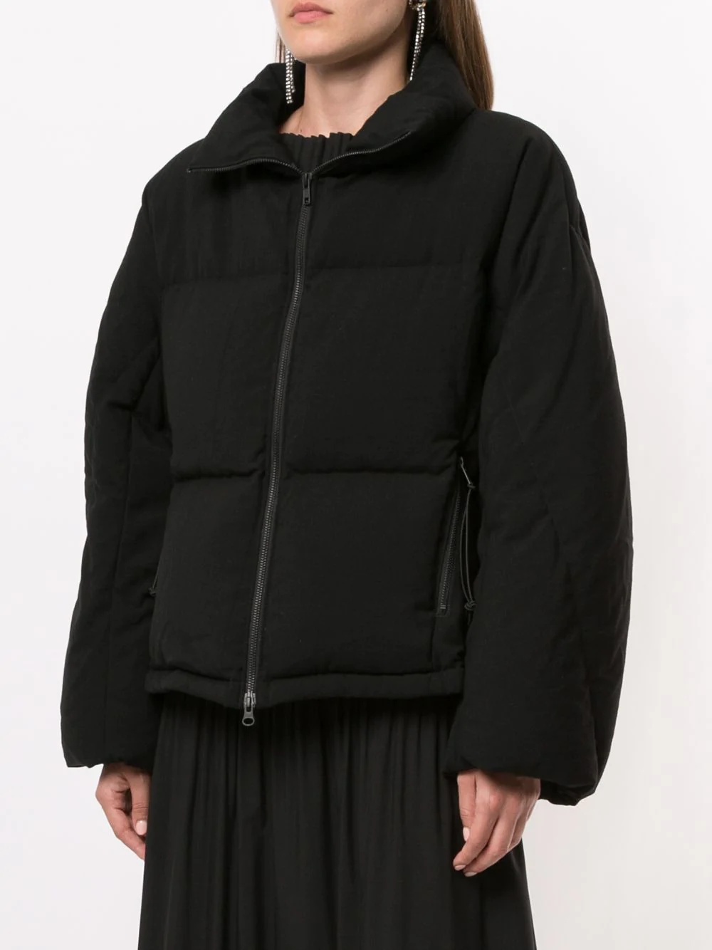 hooded oversized jacket - 3