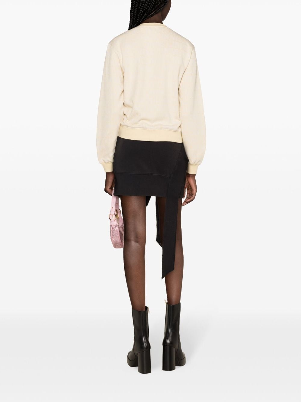 logo-print cotton-blend sweatshirt - 6