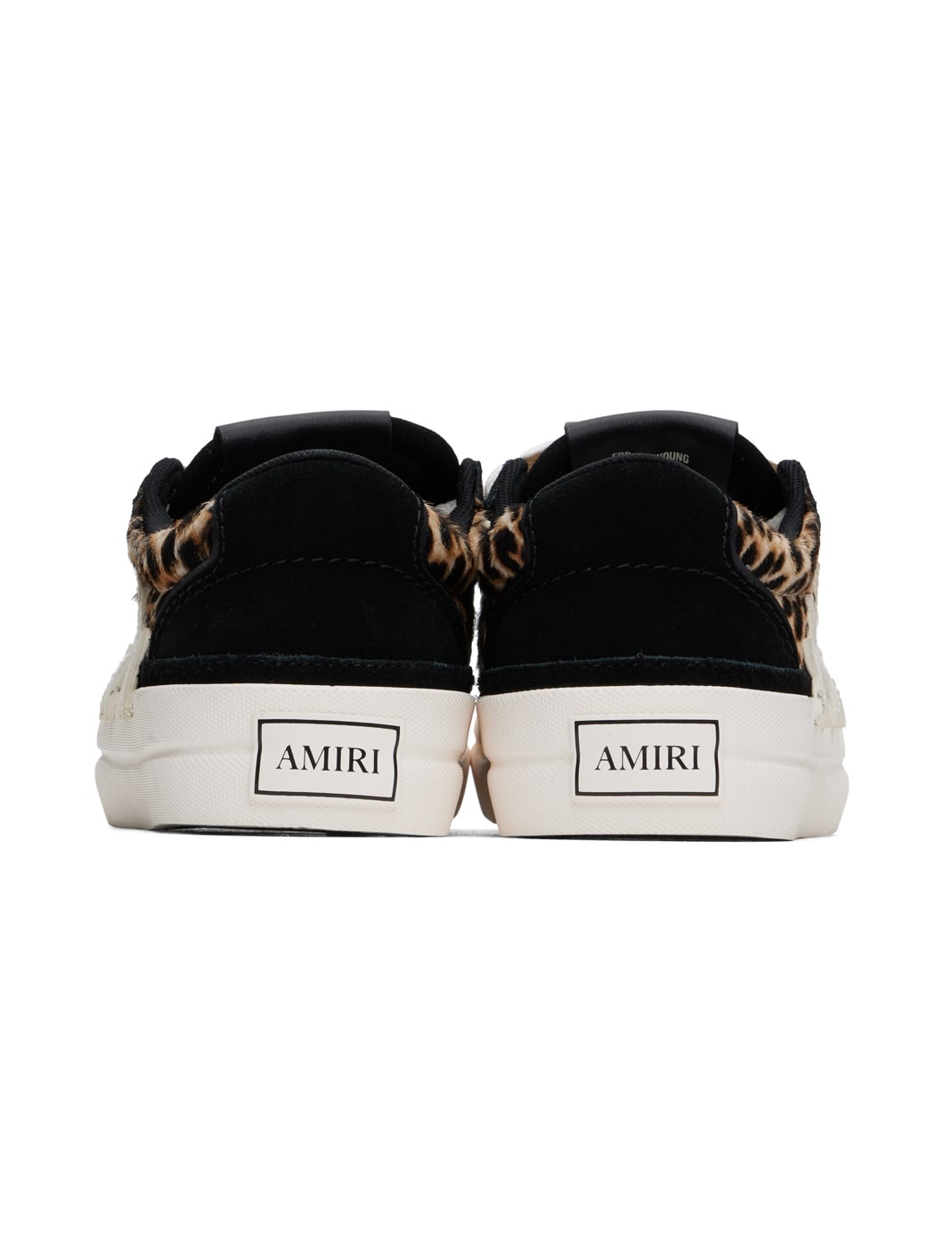 Black & Brown Leopard Sunset Skate Low Sneakers - 2