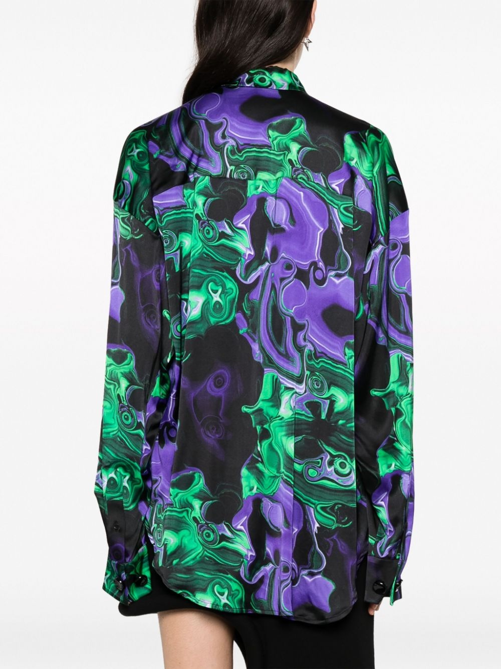 graphic-print long-sleeve shirt - 4