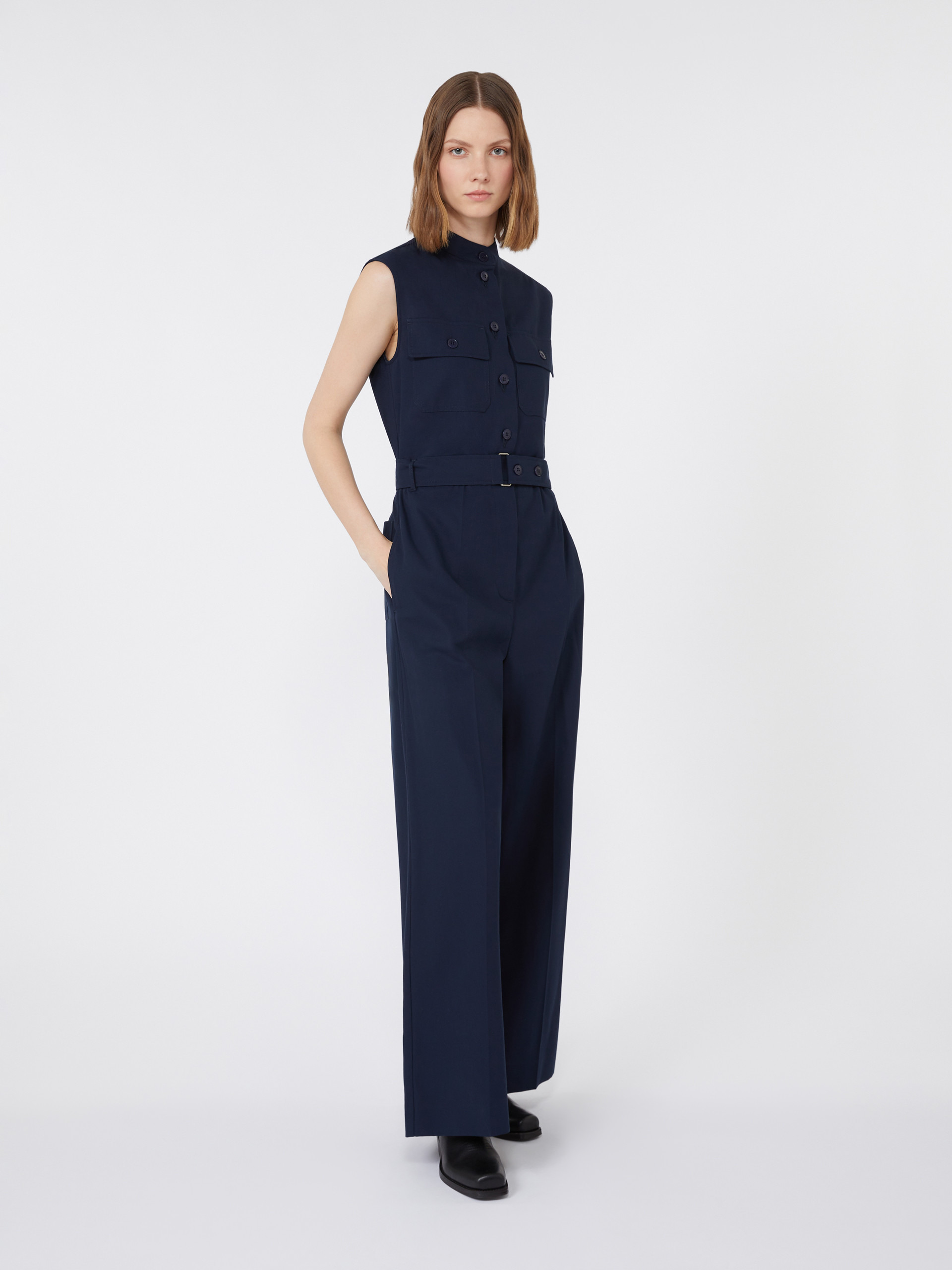BERTA Cotton gabardine jumpsuit - 2