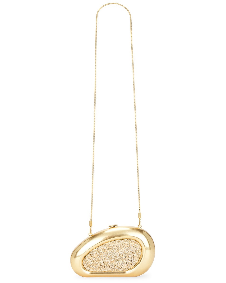 Luna Raffia Oval Clutch - 5