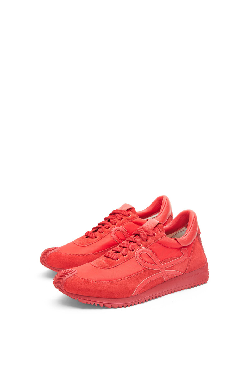 Loewe Flow runner in nylon and suede outlook