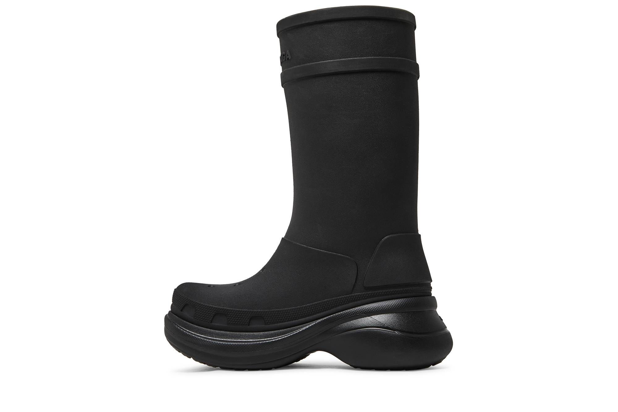 Crocs x Balenciaga Clog Boot 2.0 'Black' - 3