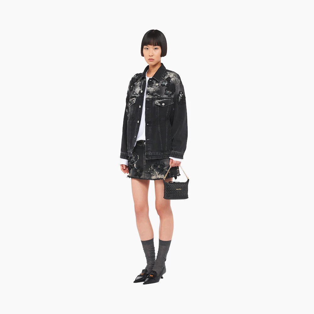 Miu Spirit matelassé leather mini bag - 2