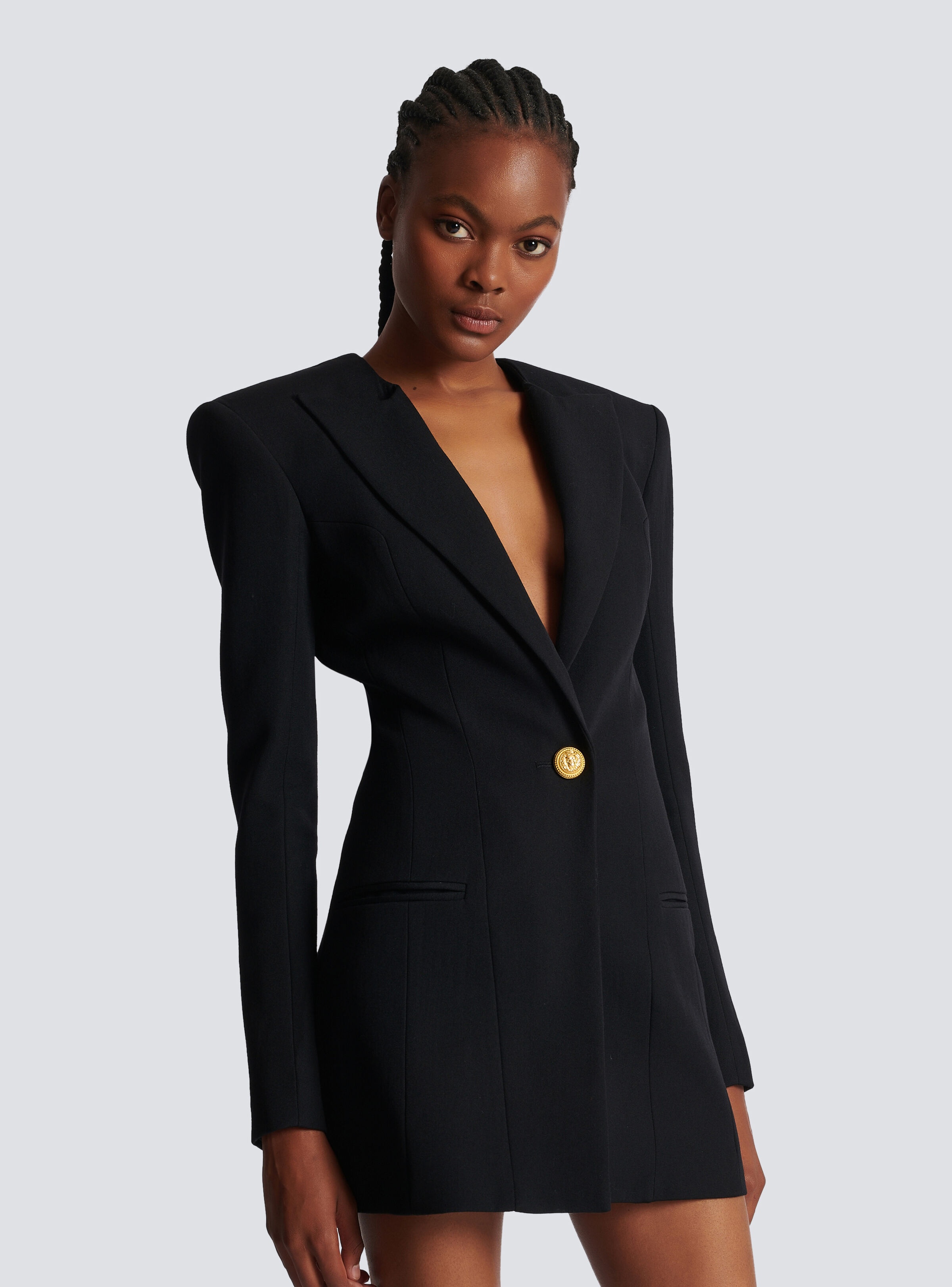 Grain de poudre tailored dress - 8