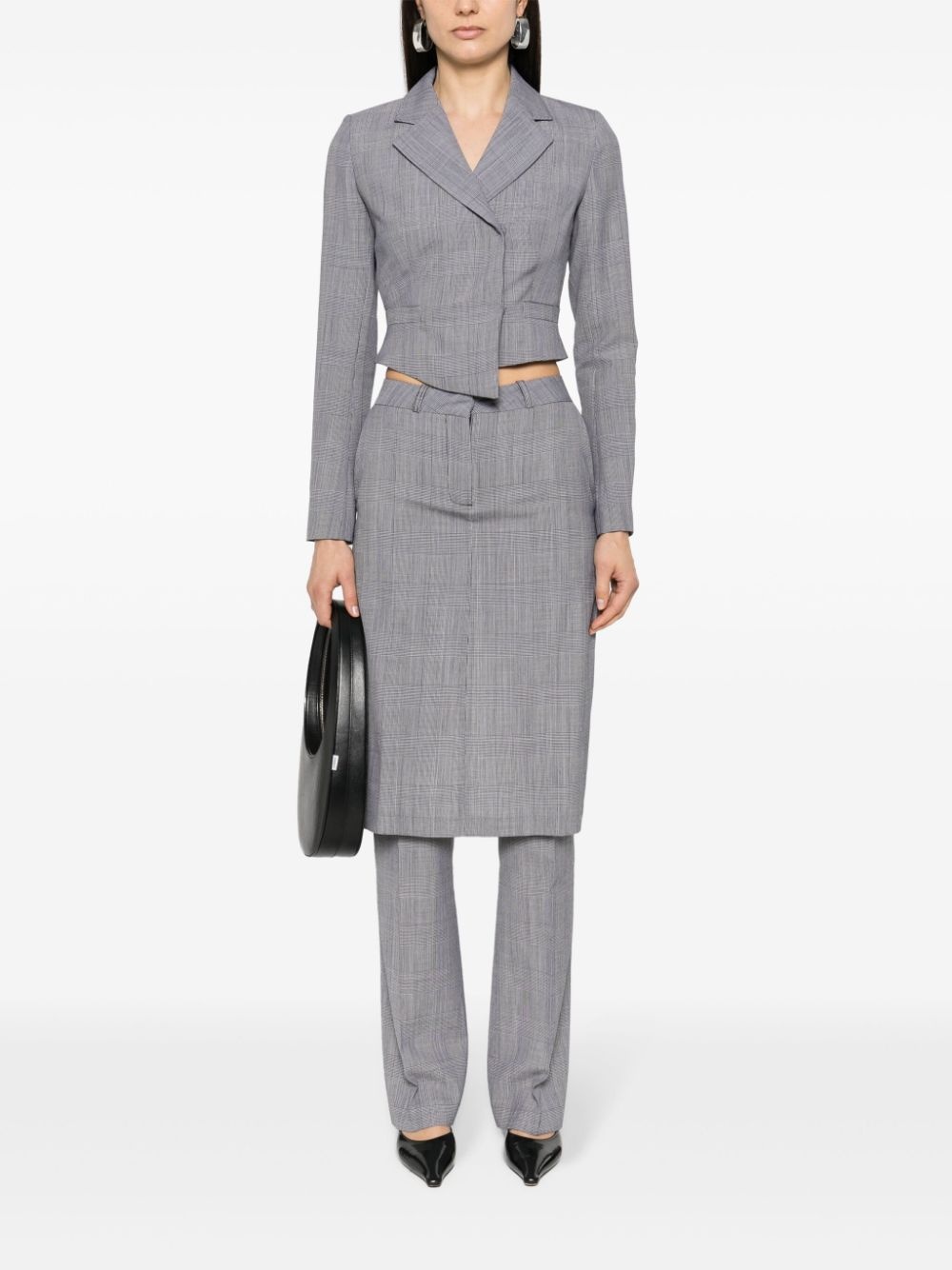 layered-design trousers - 2