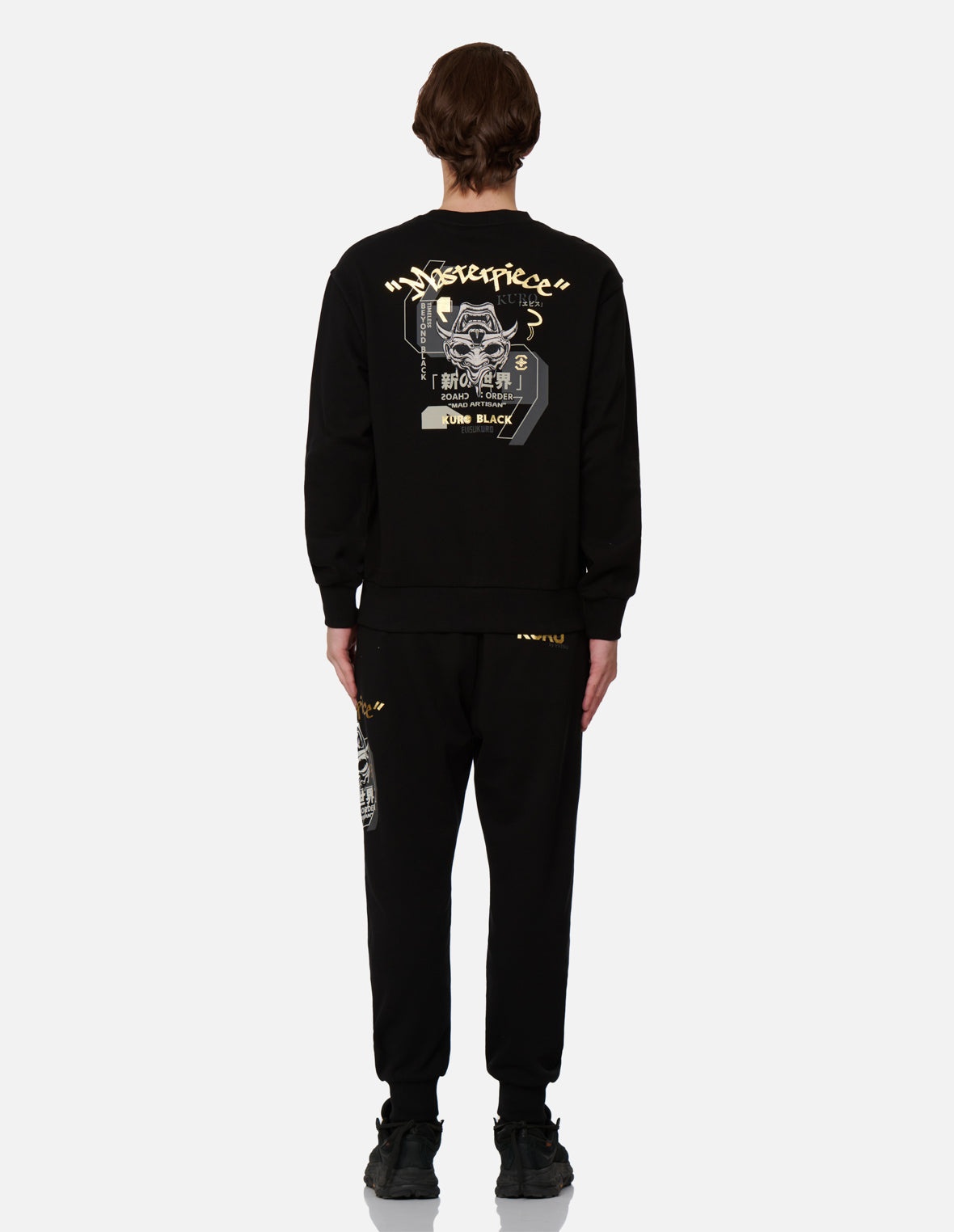 Melting Hannya Skull Embroidered Sweatshirt - 5