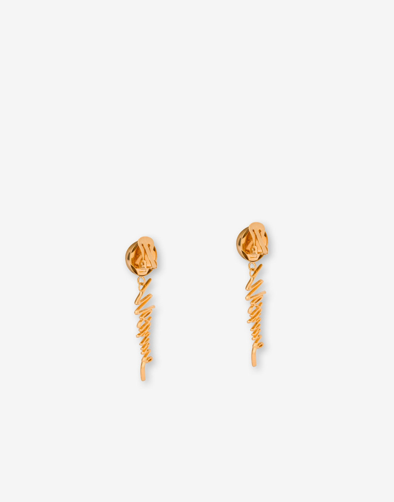 Moschino METAL CLIP-ON EARRINGS outlook