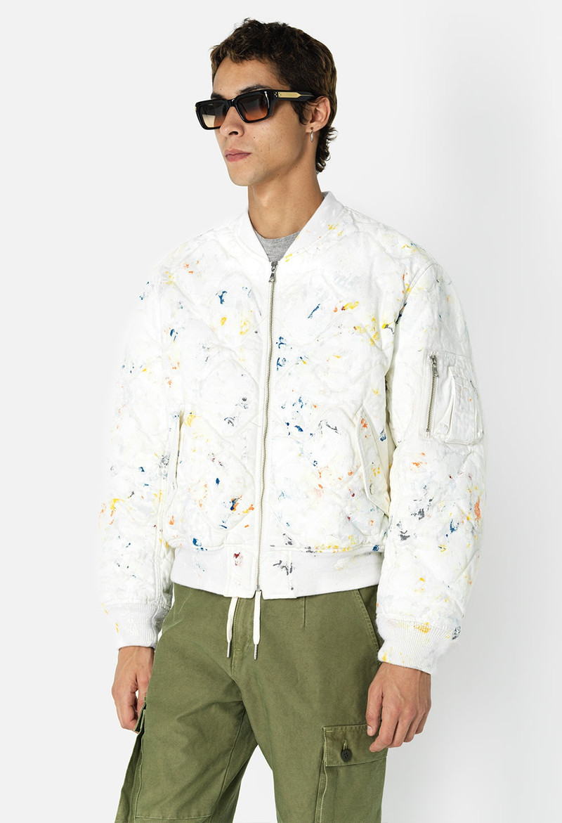 QUILTED BOMBER JACKET 7