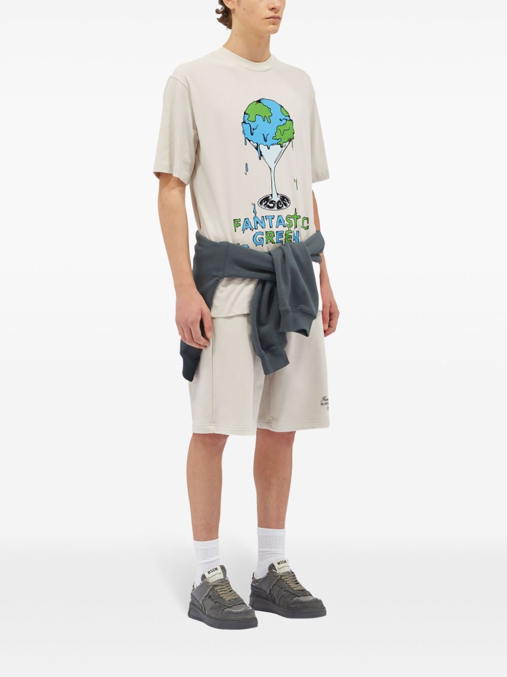 graphic-print cotton T-shirt - 4