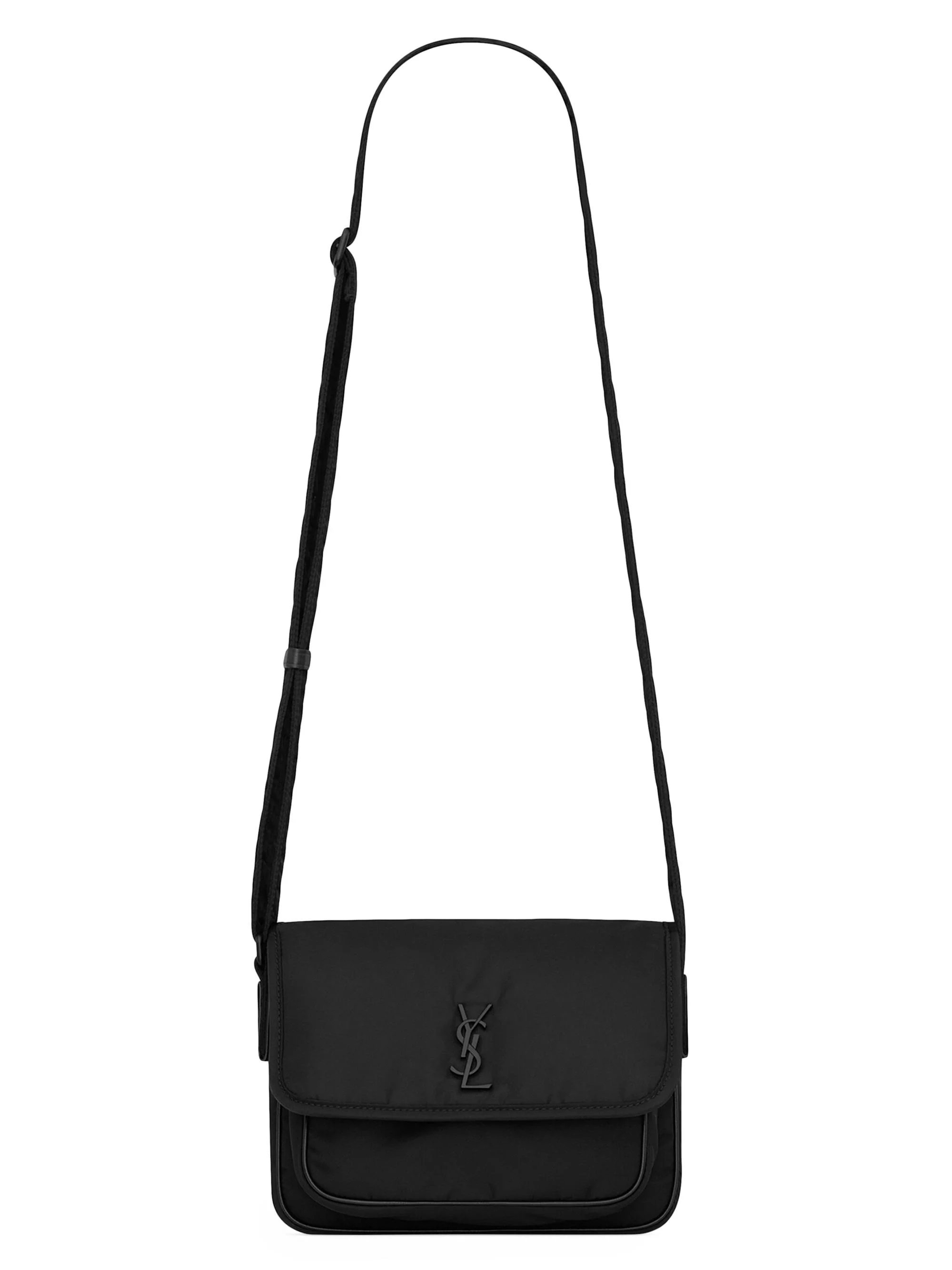 Men's Niki Small Messenger Bag In Nylon - Black - 1