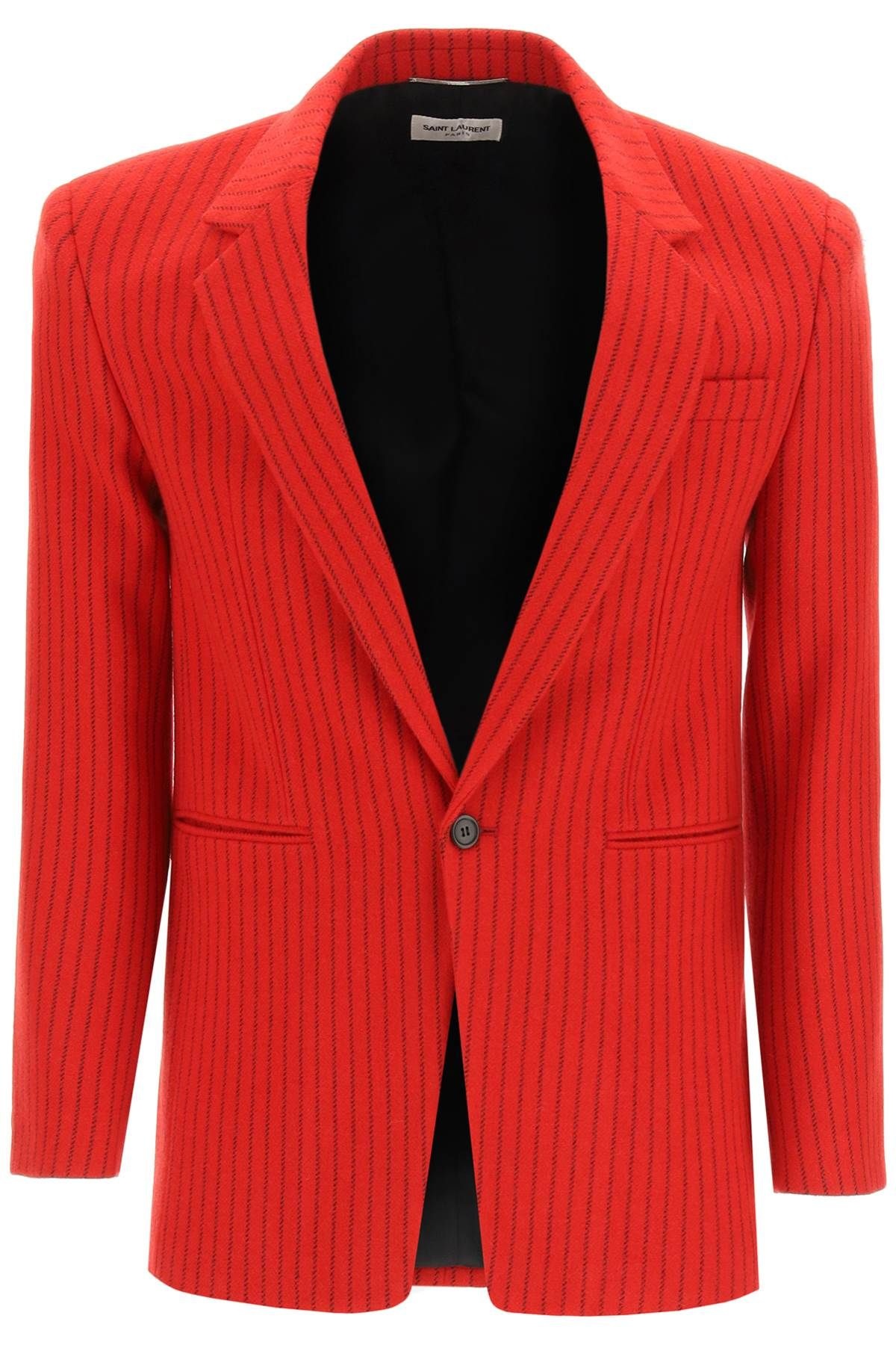 STRIPED WOOL JACKET - 1