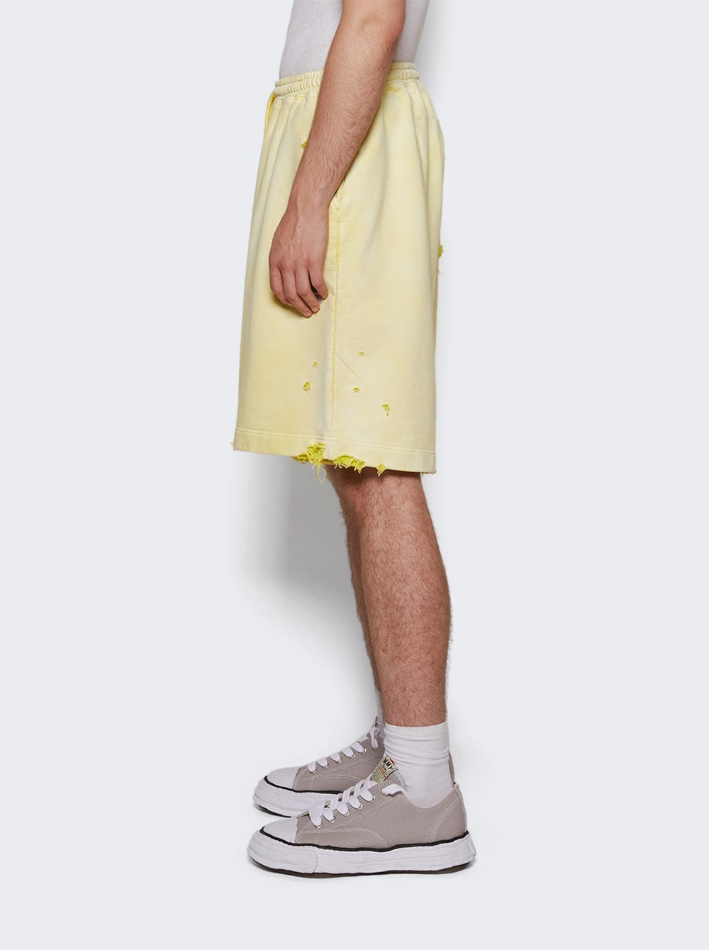 Sun Faded Shorts Yellow - 4