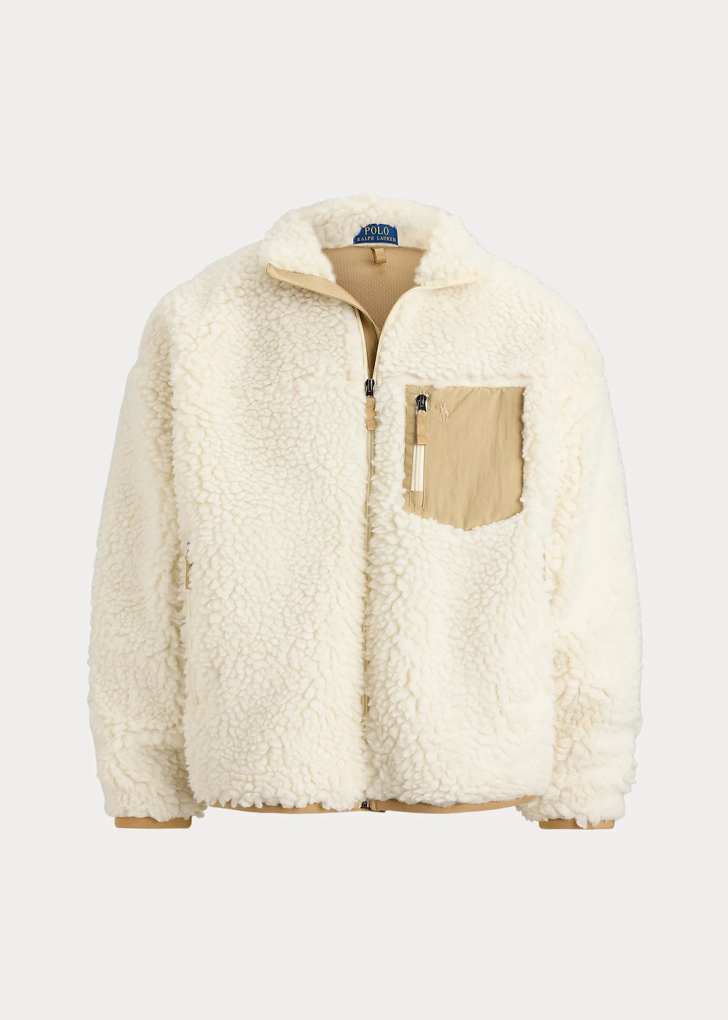 Relaxed Fit Pile Fleece Jacket - 1