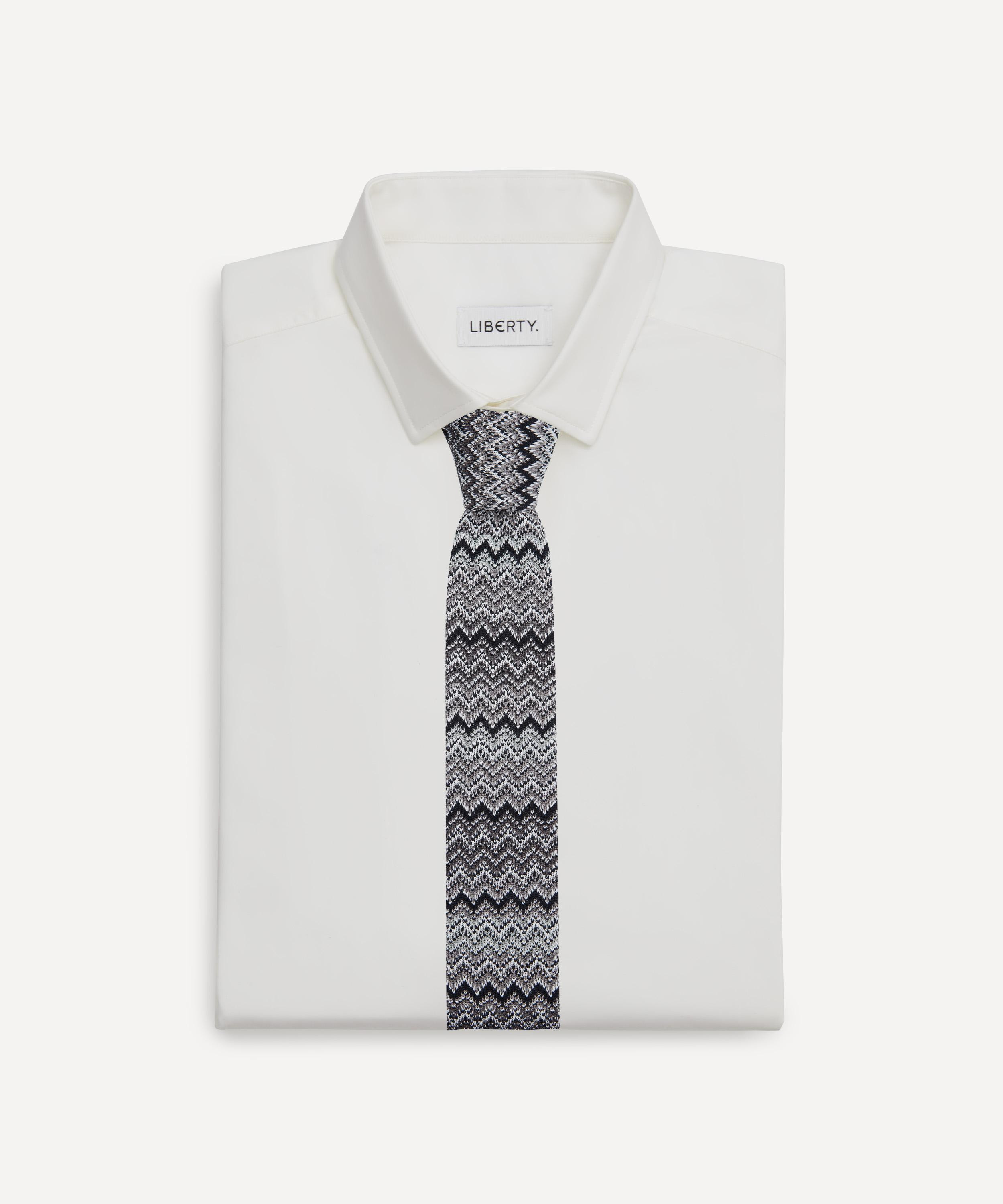 Grey Knitted Tie - 2