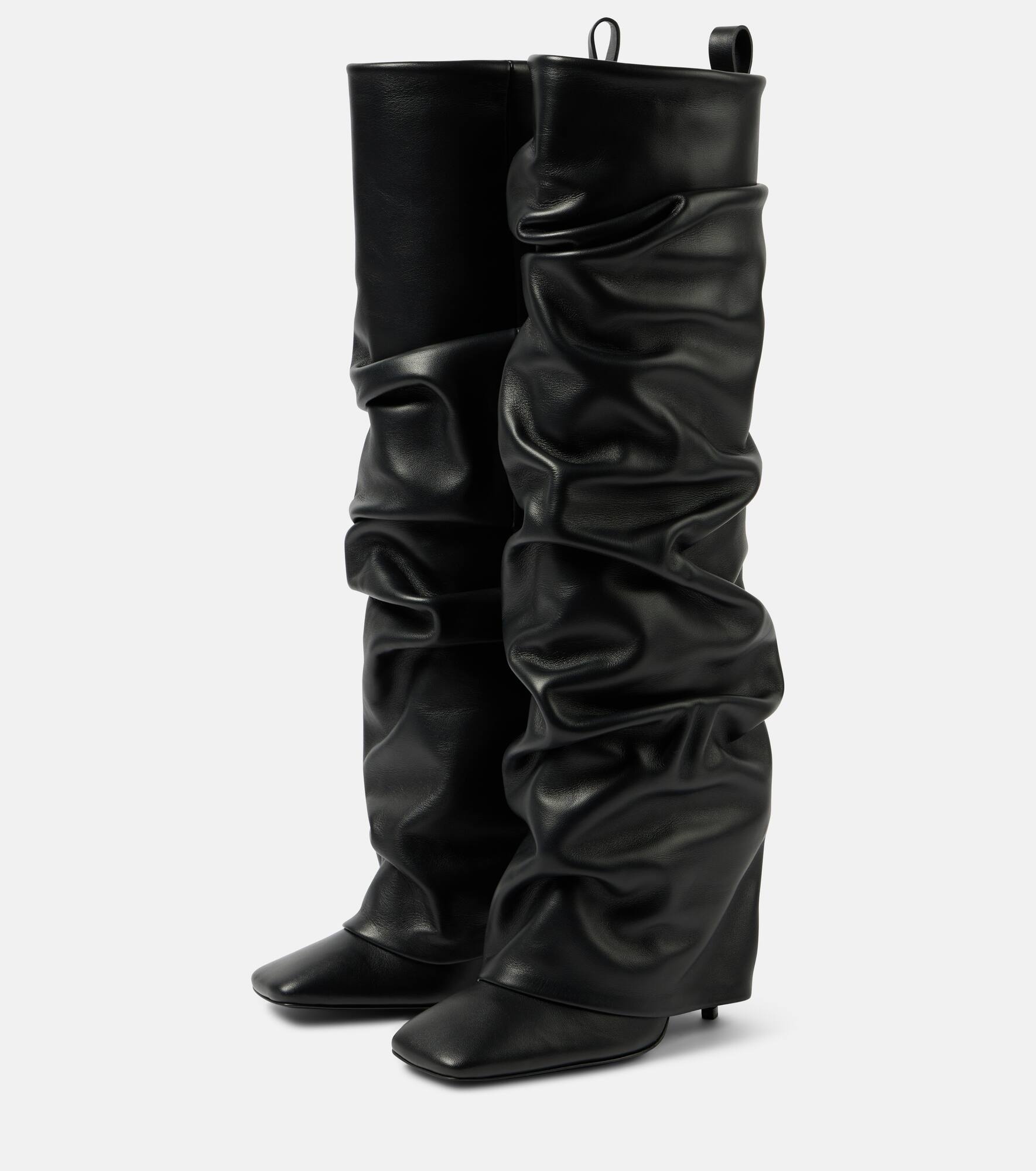 Rea leather knee-high boots - 5