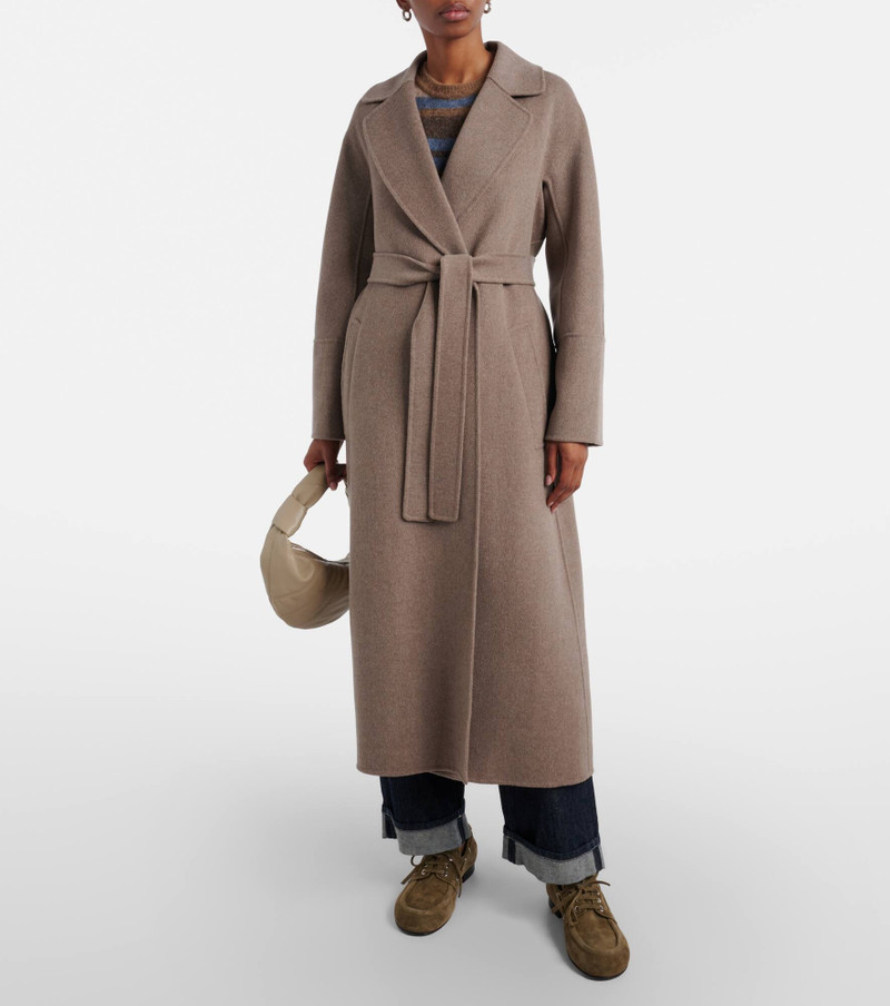 'S Max Mara Elisa virgin wool wrap coat outlook