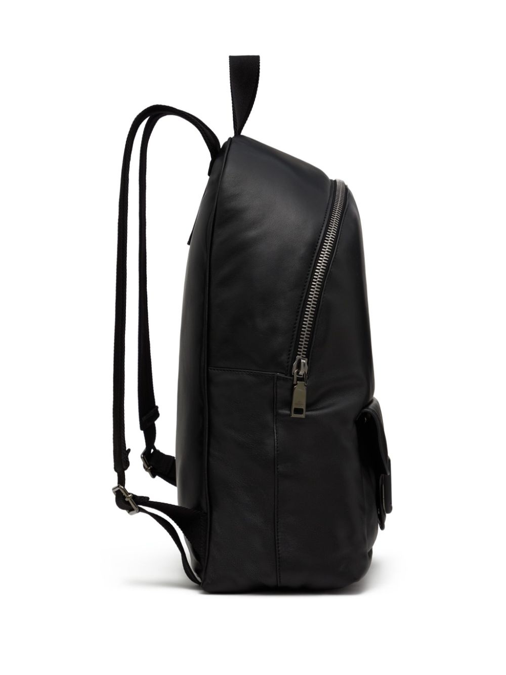 VLogo Signature leather backpack - 5