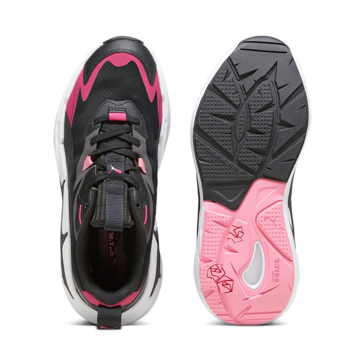 (WMNS) PUMA Spina Nitro Sneakers 'Black Pink' 392480-03 - 6