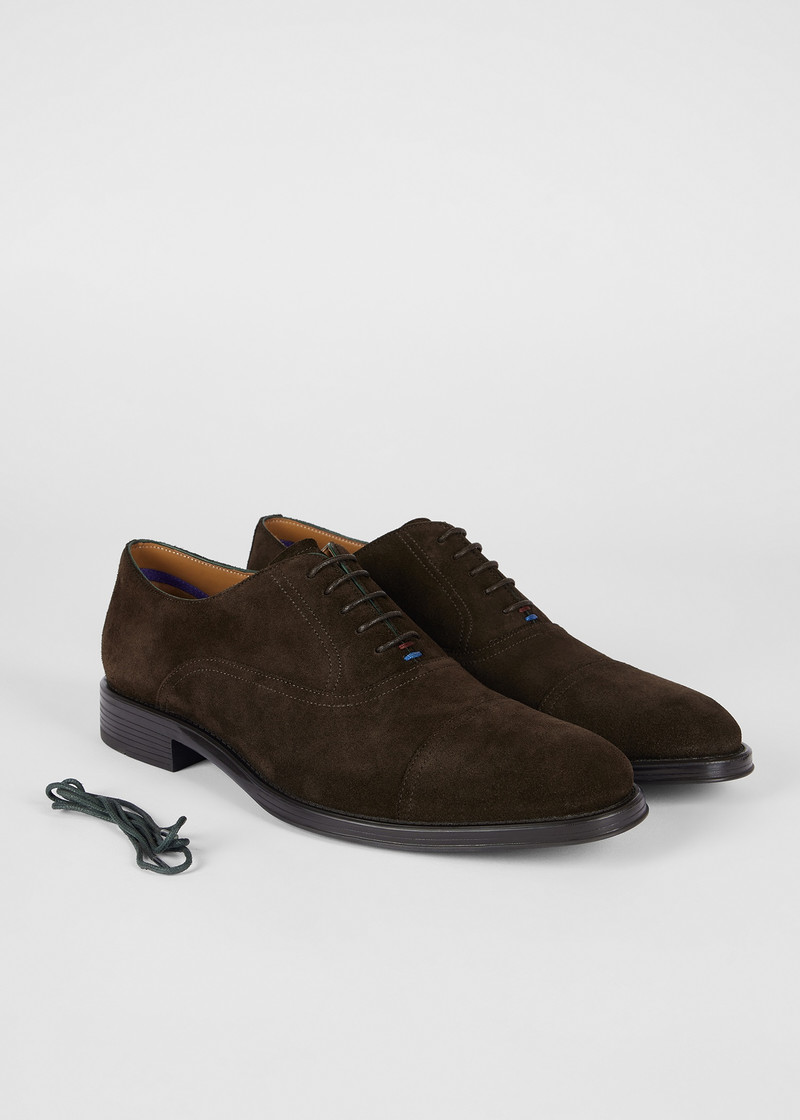 Dark Brown Suede 'Timothy' Shoes 4