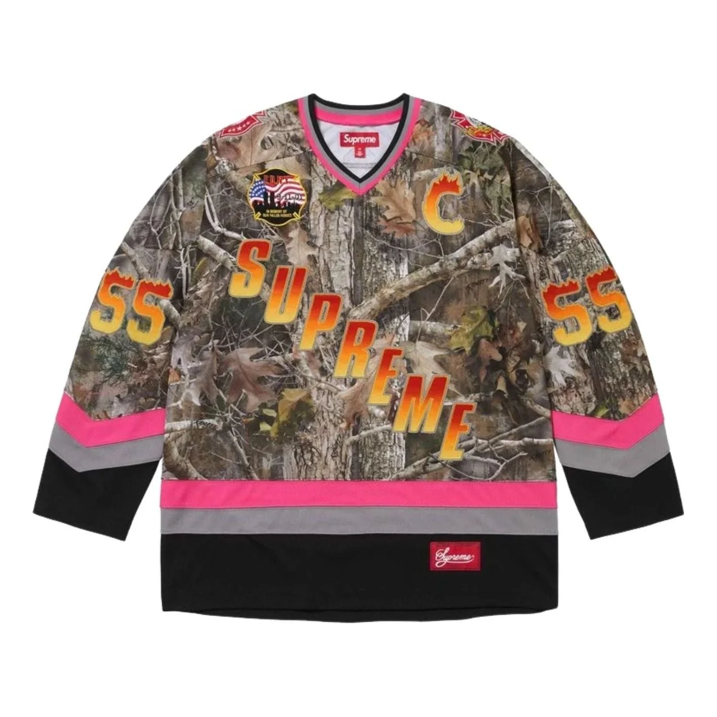 Supreme x FDNY FW26 Hockey Jersey 'TrueTimber Kanati Camo' SUP-FW26-026-TCMO - 1