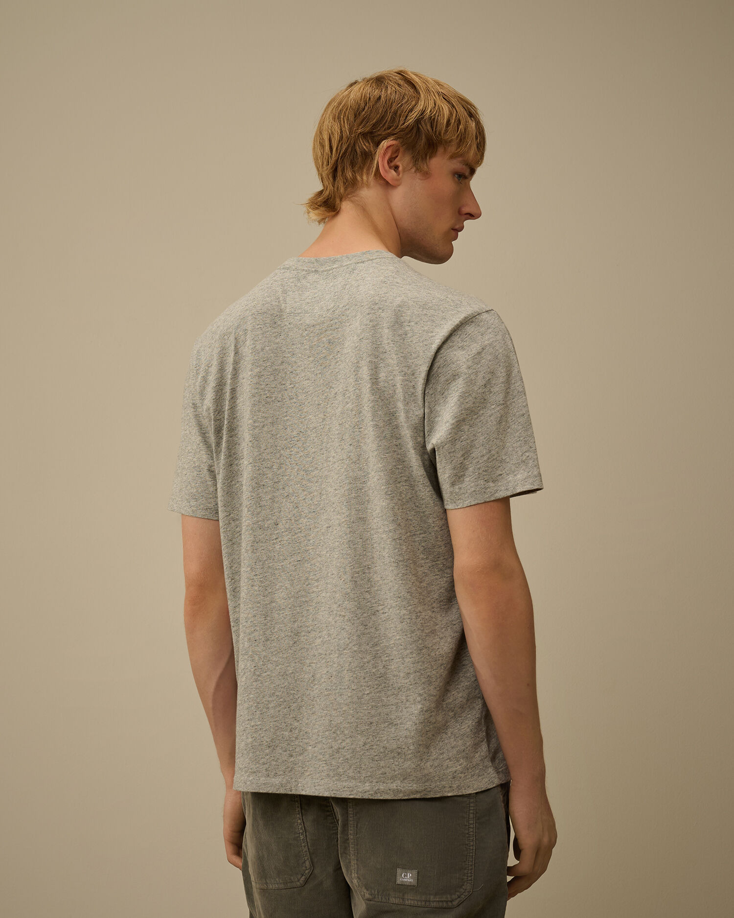 30/1 Jersey Short Sleeve Logo Label T-Shirt - 4