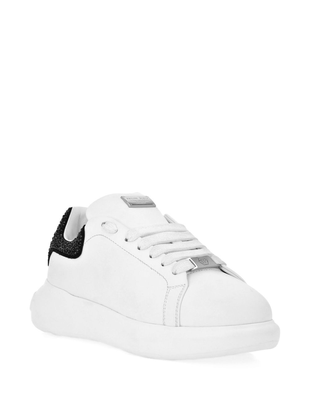 Mix Strass crystal-embellished platform sneakers - 2