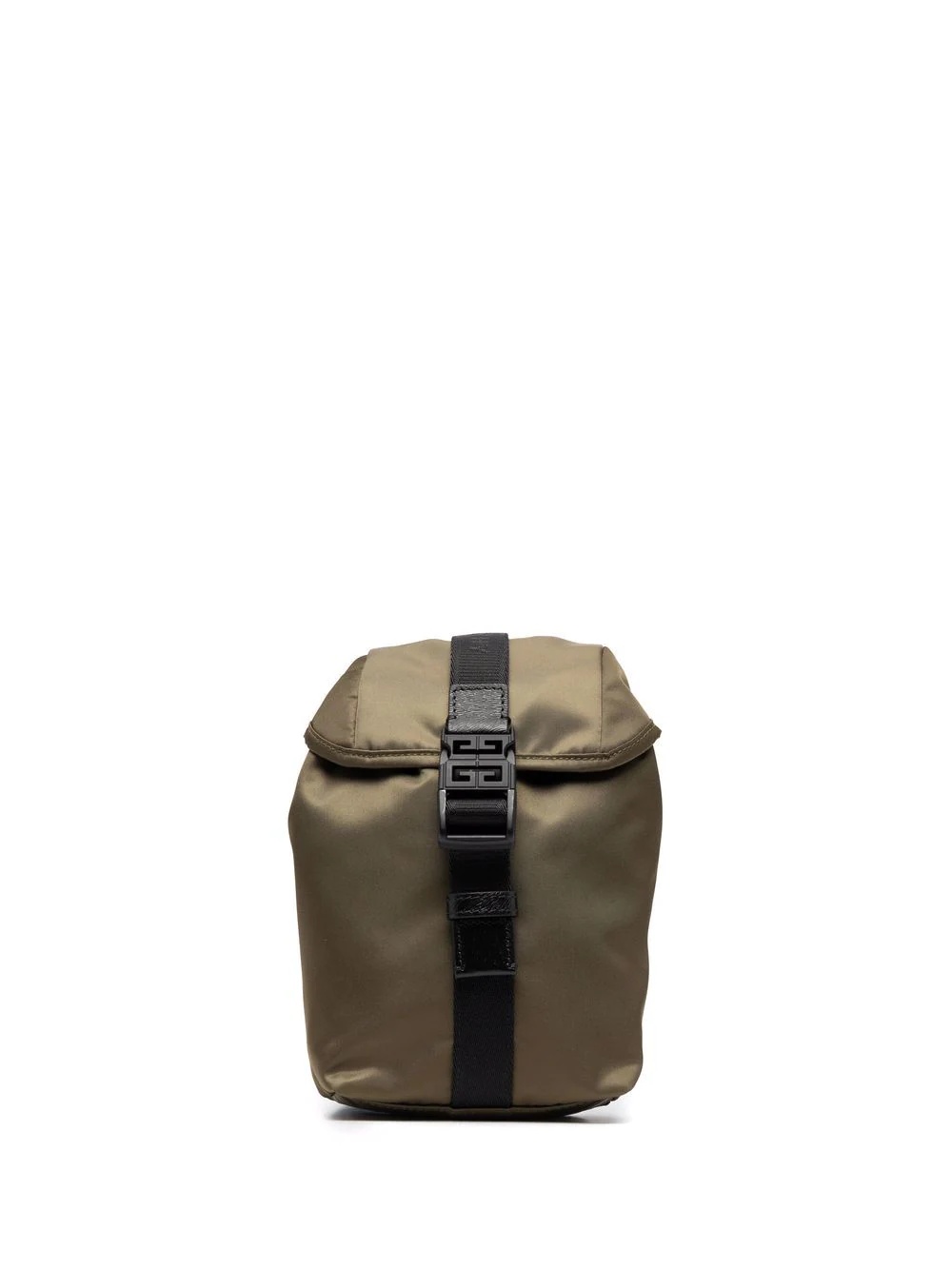 two-tone buckled backpack - 1