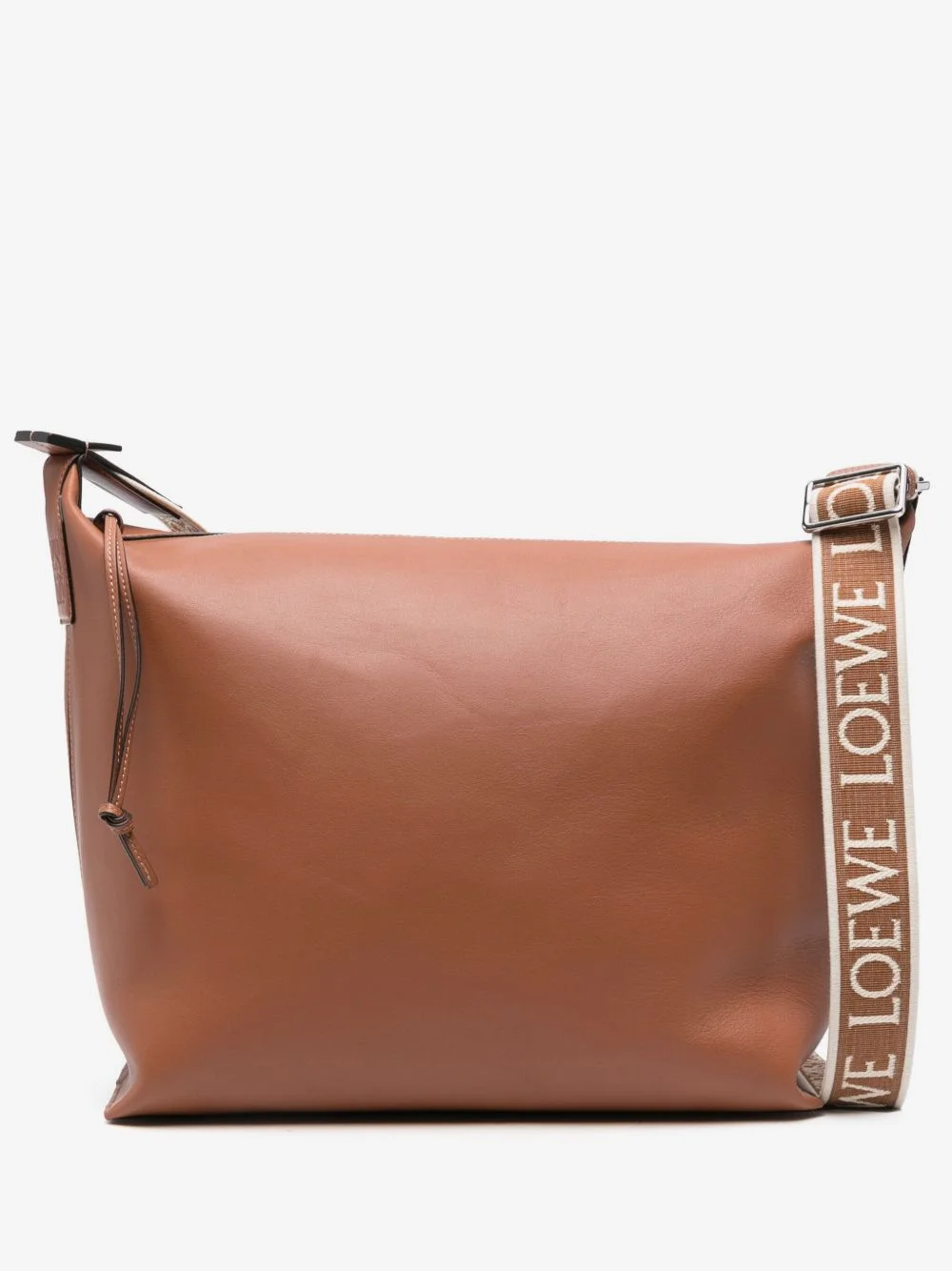 leather tote bag - 1