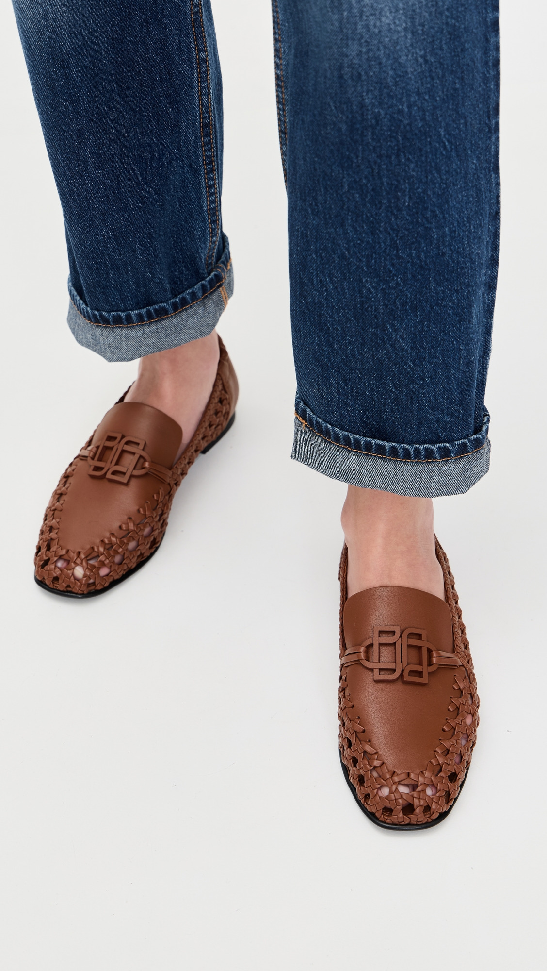 Dion Woven Leather Loafers - 2