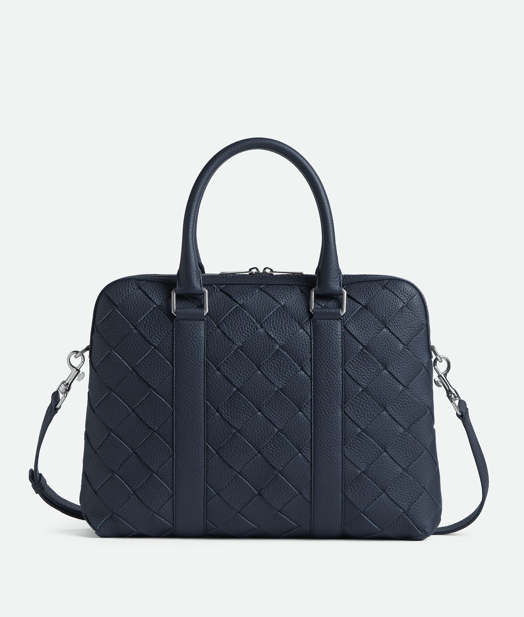 Slim Intrecciato Briefcase - 1