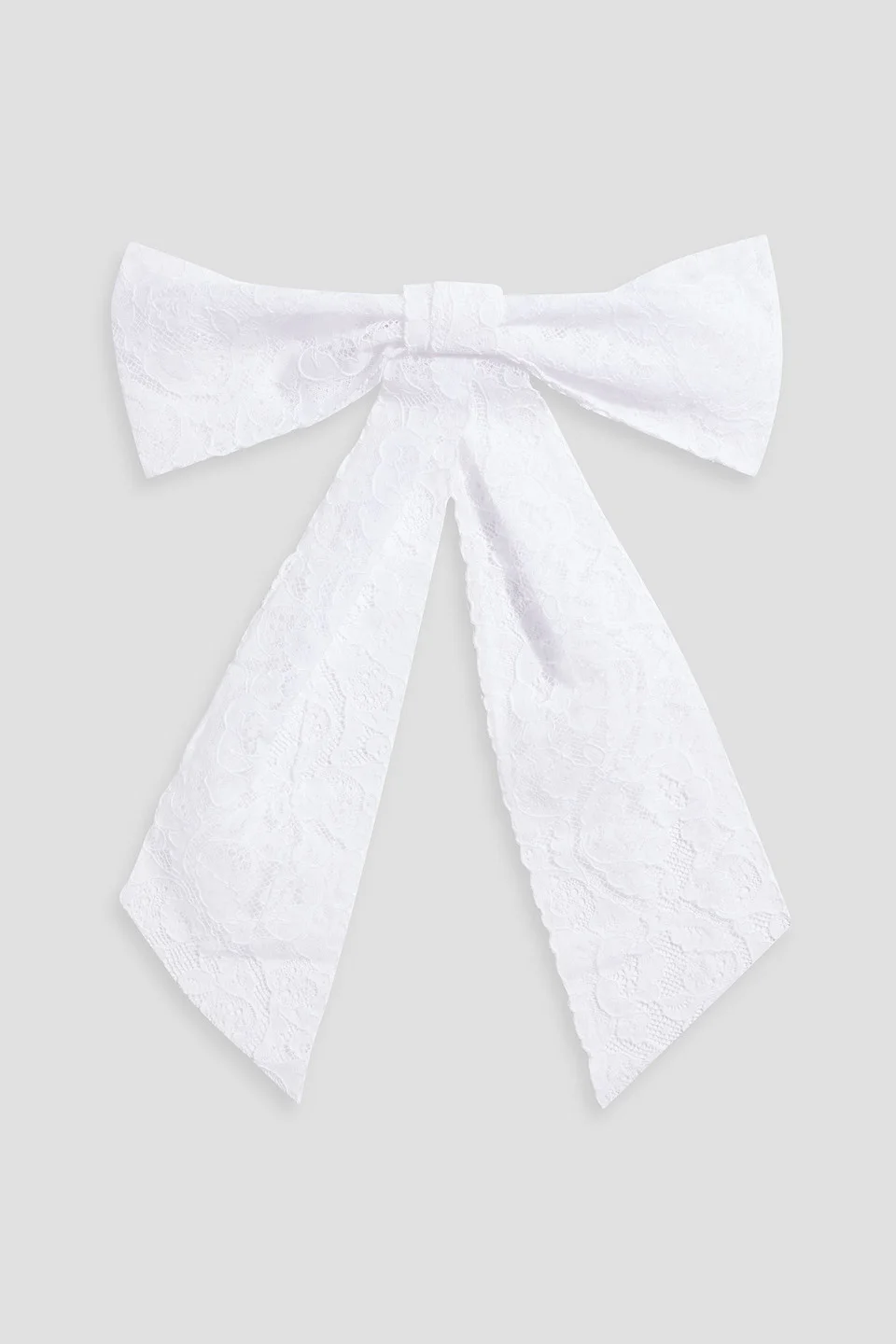 Lucia lace bow hair clip - 1