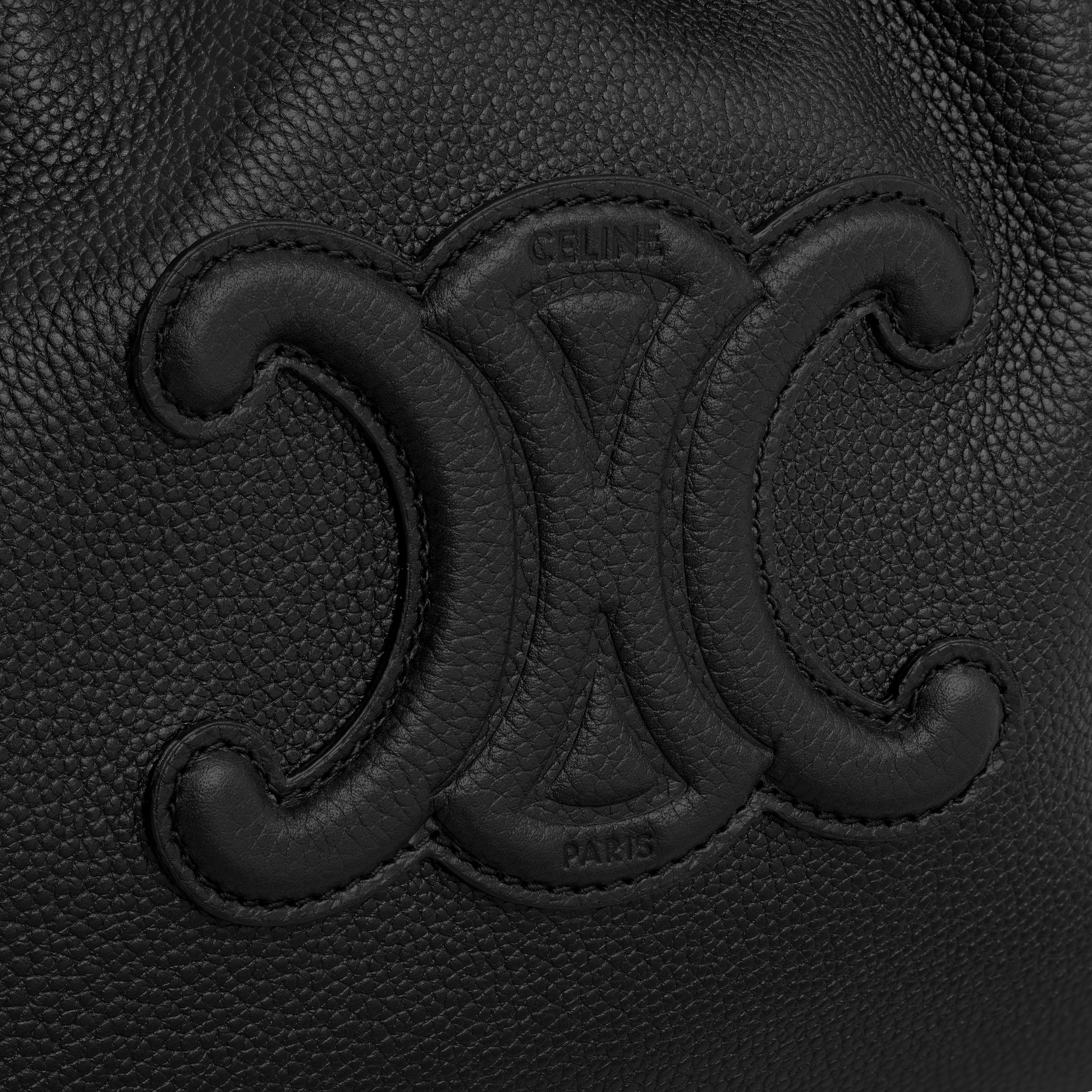 SMALL CABAS DRAWSTRING CUIR TRIOMPHE in Grained calfskin - 5