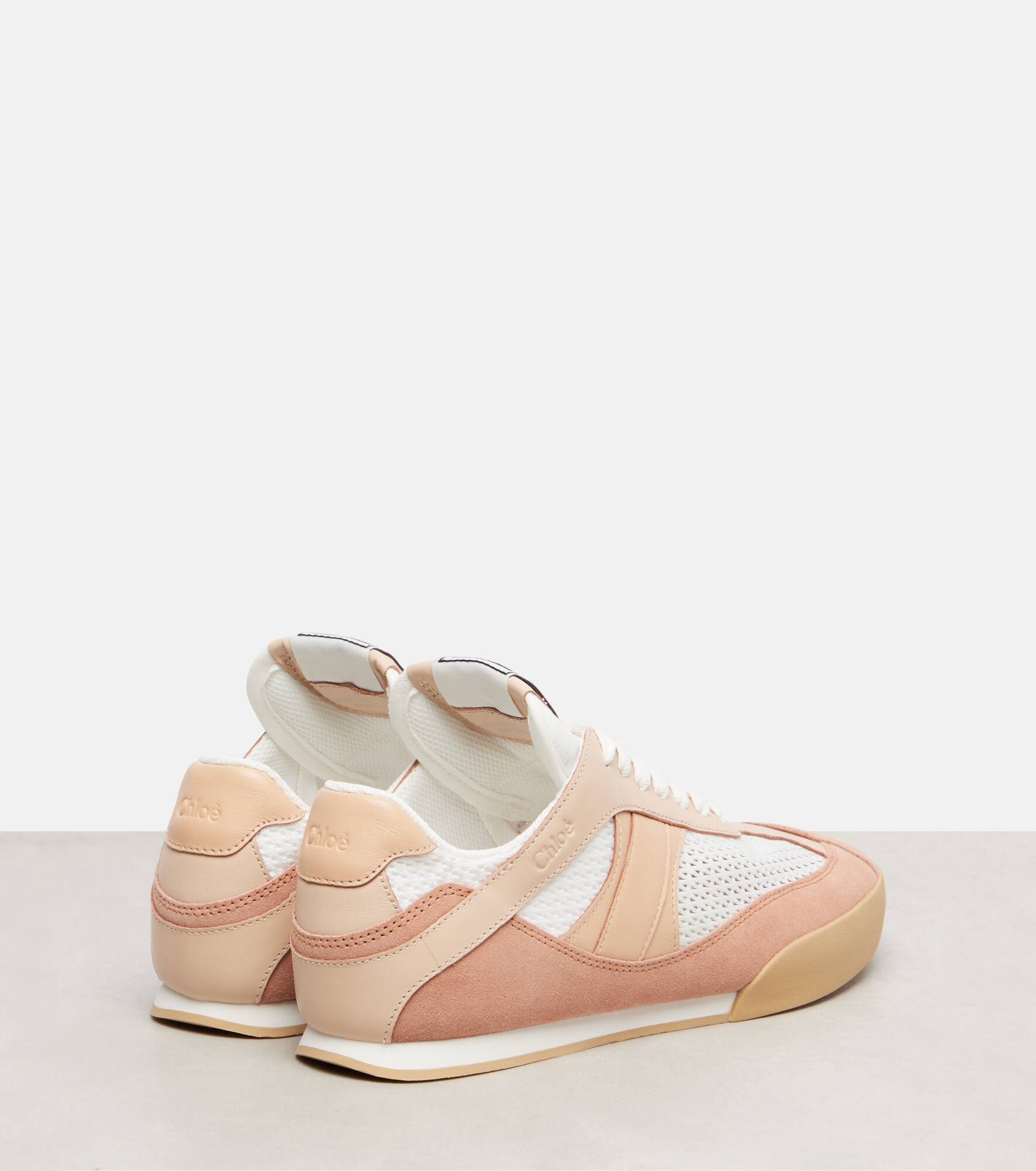 Chloé Kick leather-trimmed sneakers - 2