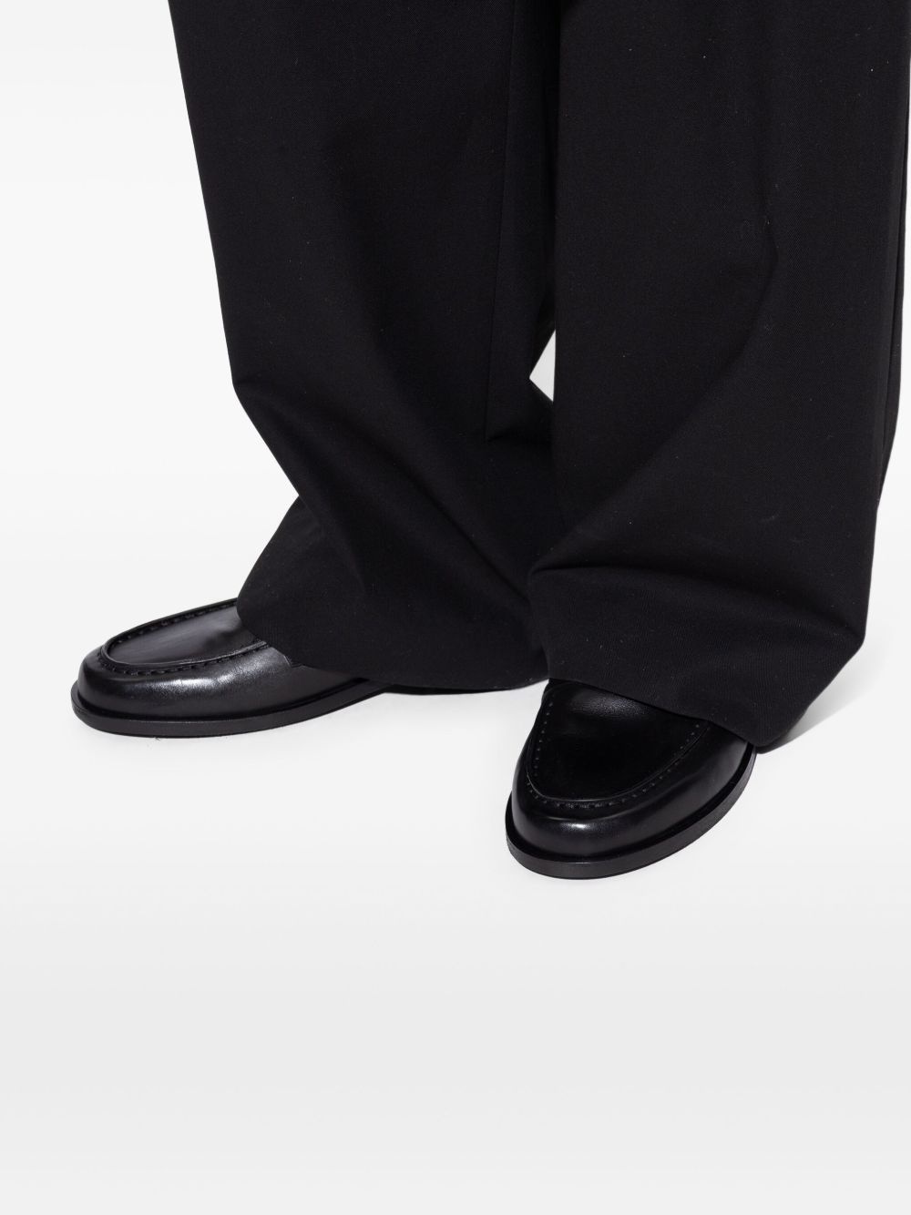 leather penny loafers - 6