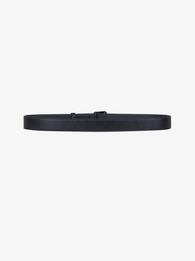 Givenchy G CHAIN BUCKLE BELT IN LEATHER outlook