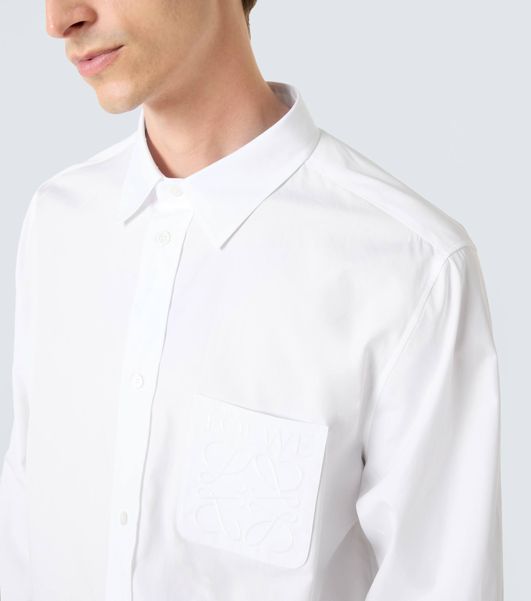 Anagram cotton poplin shirt - 5